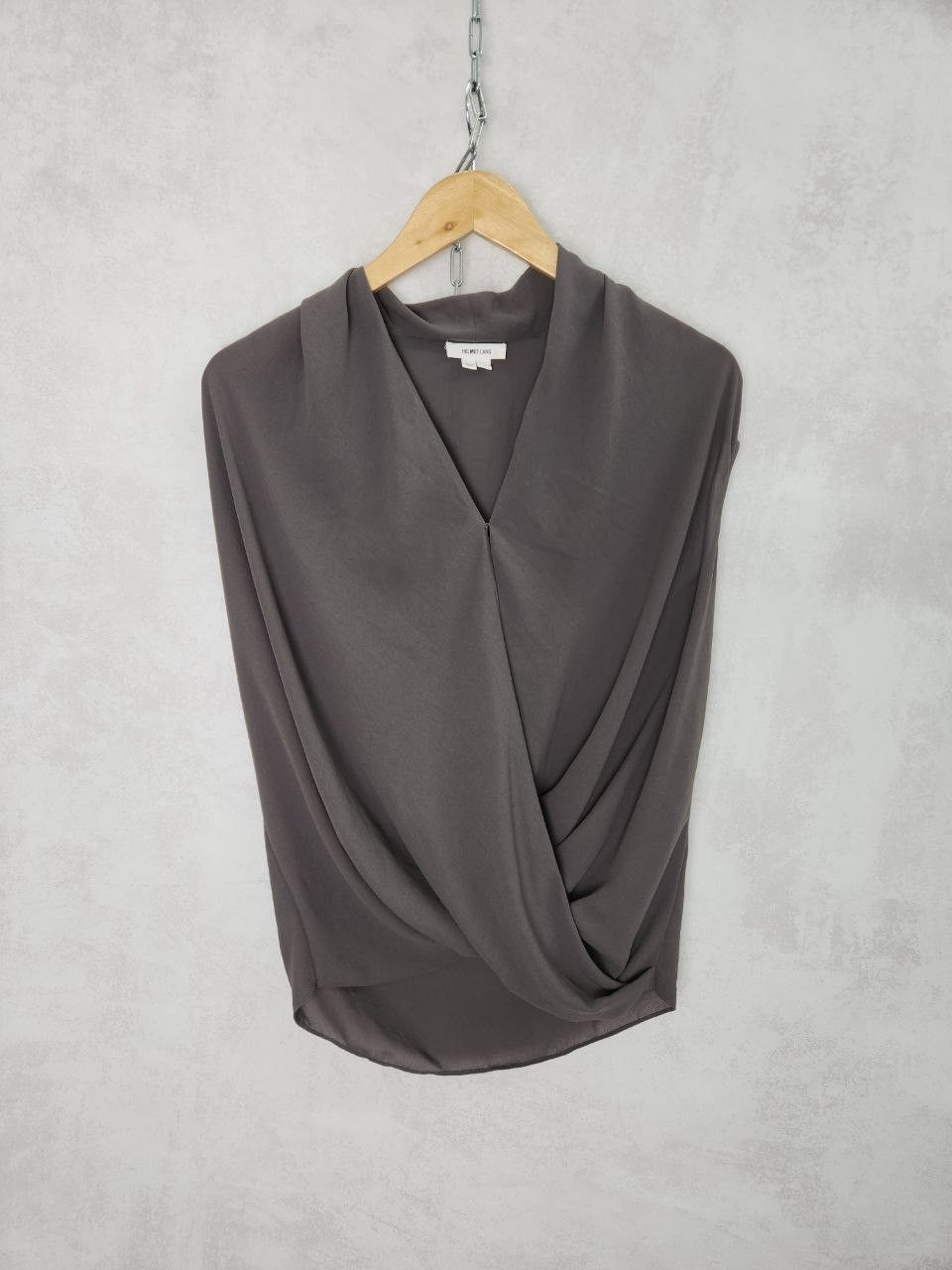 Helmut Lang Helmut Lang flowing graphite short-sleeved T-shirt Size M / US 6-8 / IT 42-44 - 1 Thumbnail