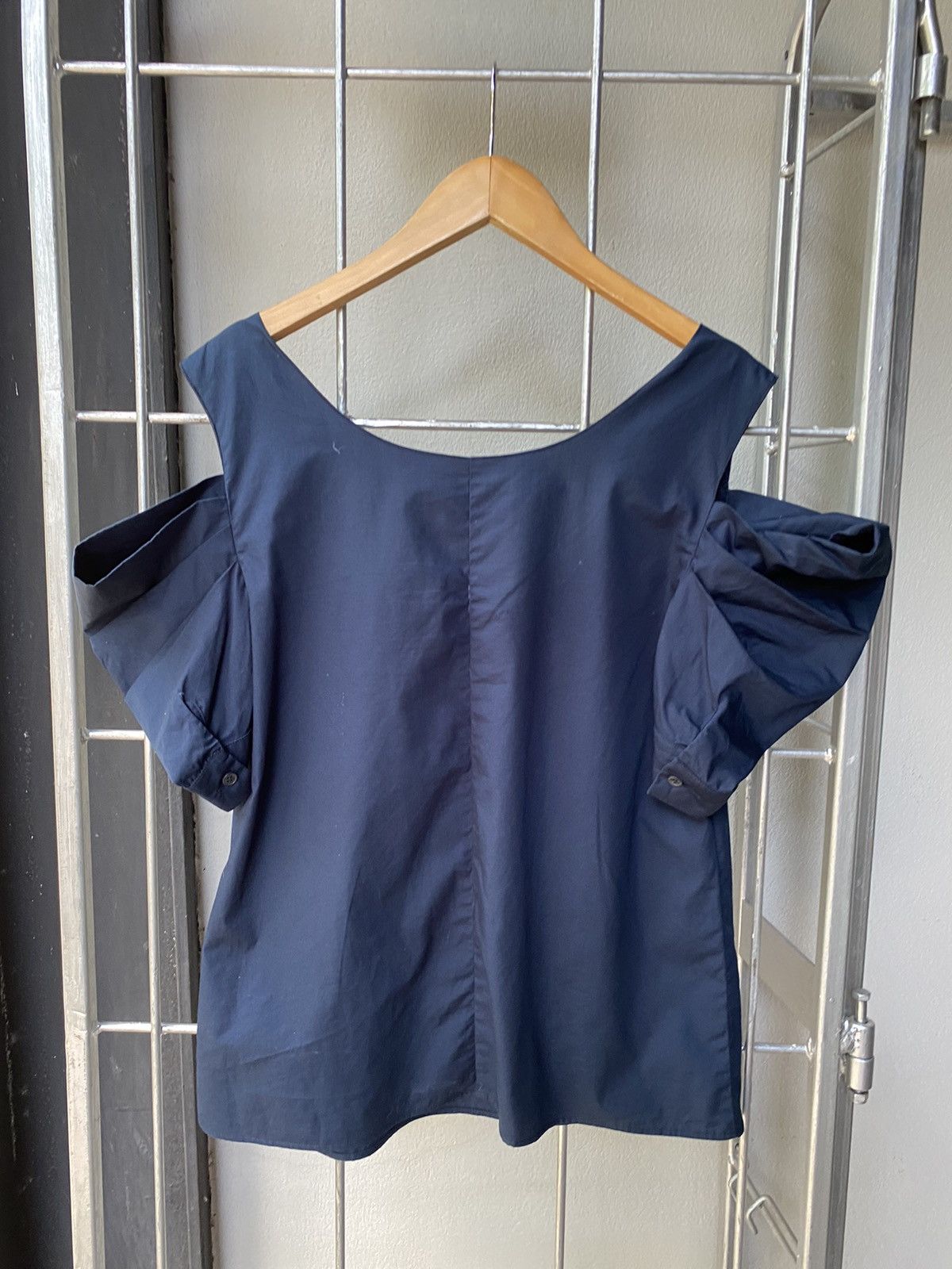 Miu Miu Miu miu navy blouse Size ONE SIZE - 11 Thumbnail