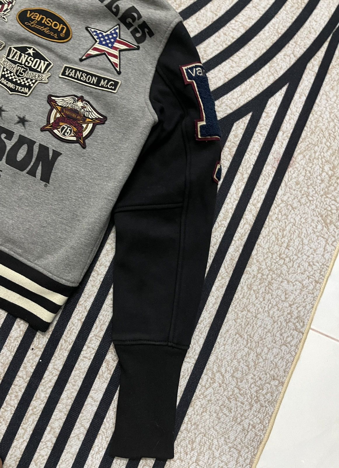 Vanson Leathers 2000s VANSON LEATHERS VARSITY HOODIE COTTON RARE Size US M / EU 48-50 / 2 - 14 Thumbnail