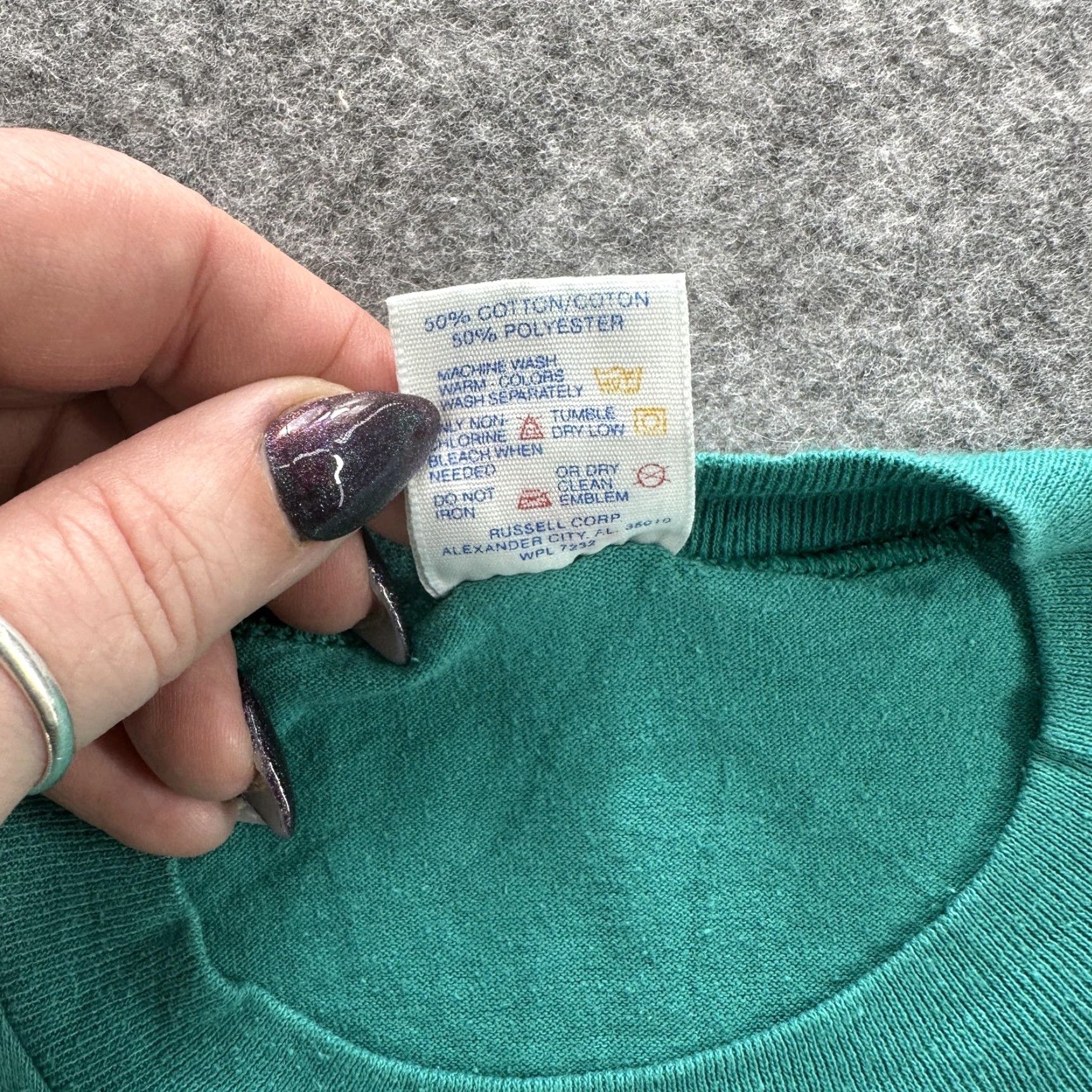 Jerzees VINTAGE Sams Club Shirt Mens M Teal Green Promo Tee 90s USA Shirt Graphic Print Sam's Club Logo Mens Size US M / EU 48-50 / 2 - 6 Thumbnail