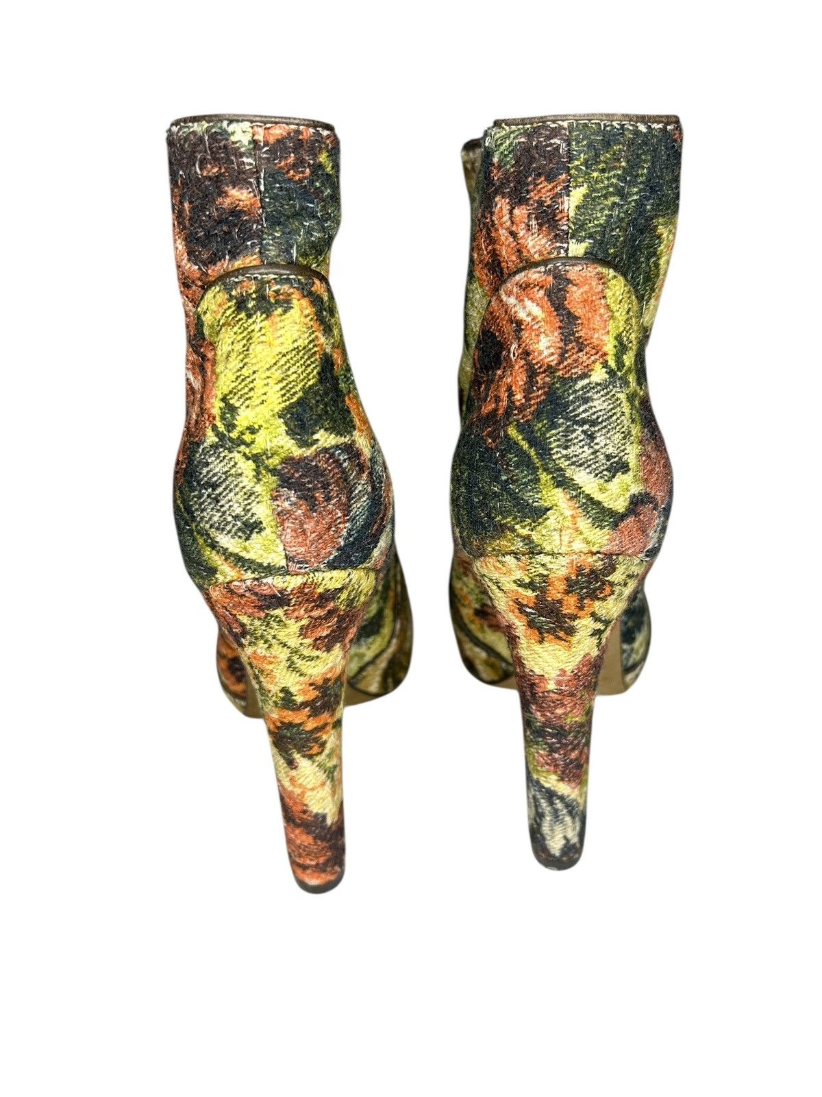 Dolce & Gabbana Floral Tapestry Boots Size US 9 / IT 39 - 10 Thumbnail