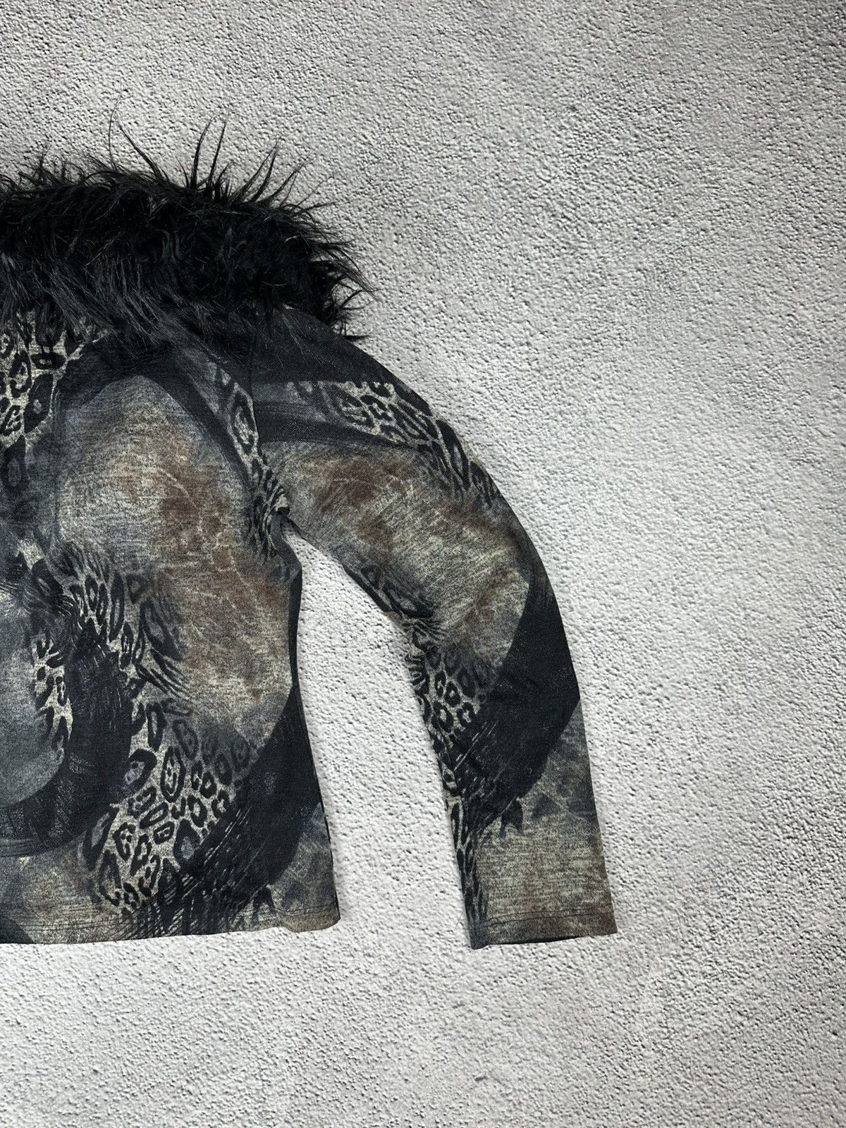 Japanese Brand Crazy Junya Watanabe Style Japan LGB Fur Fuzzy Opium Y2K Size S / US 4 / IT 40 - 6 Thumbnail