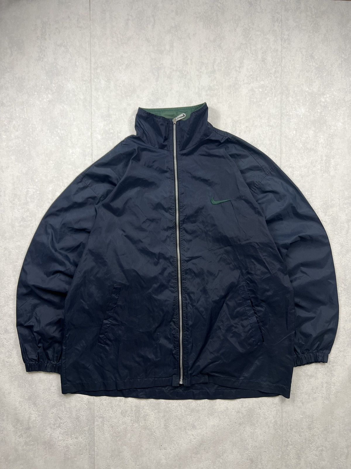 Nike 90's NIKE BACK SWOOSH Y2K TRACK JACKET RARE GORPCORE Size US L / EU 52-54 / 3 - 1 Thumbnail