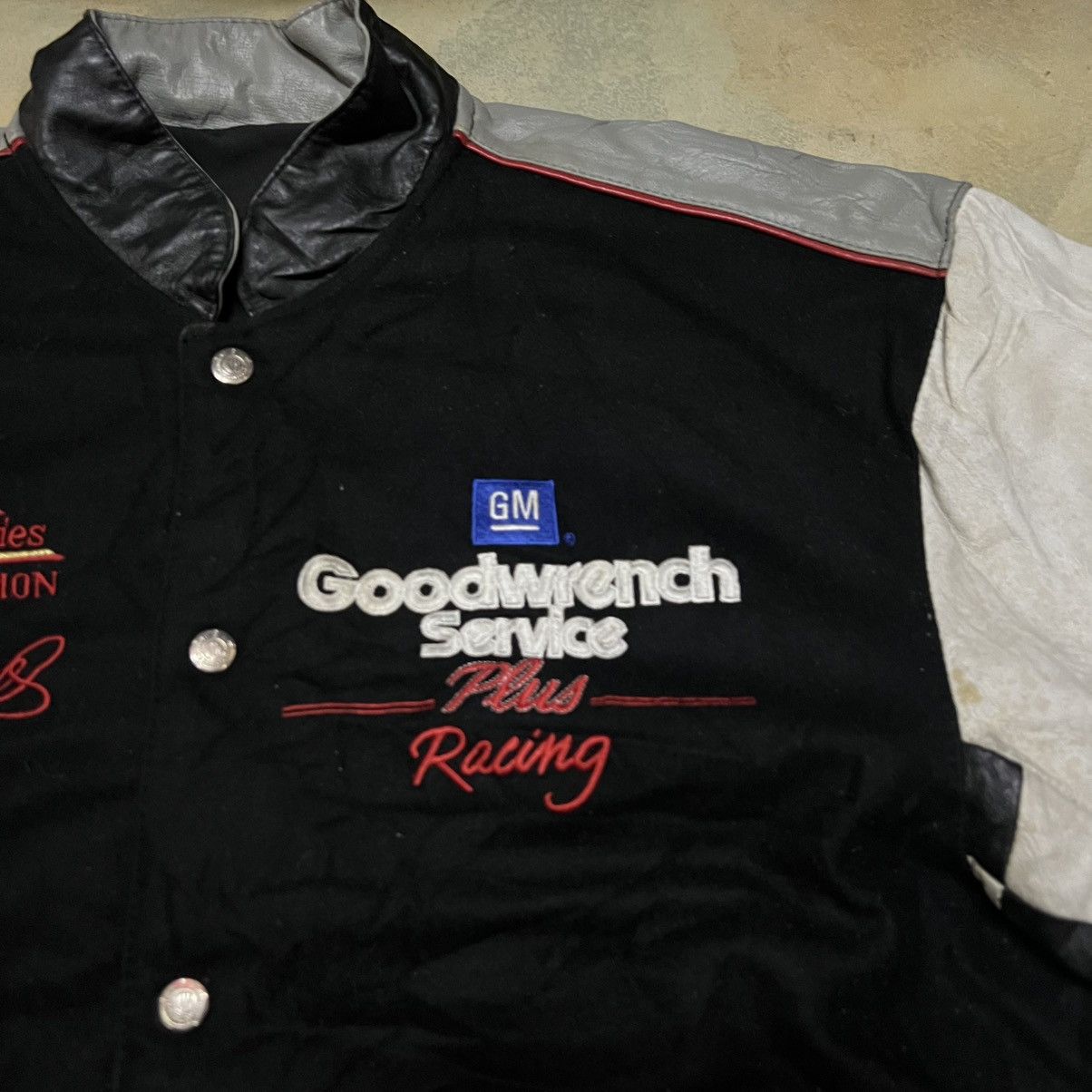 Other Goodwrench Service Plus Racing Big Logo Leather Jacket Size US M / EU 48-50 / 2 - 5 Thumbnail