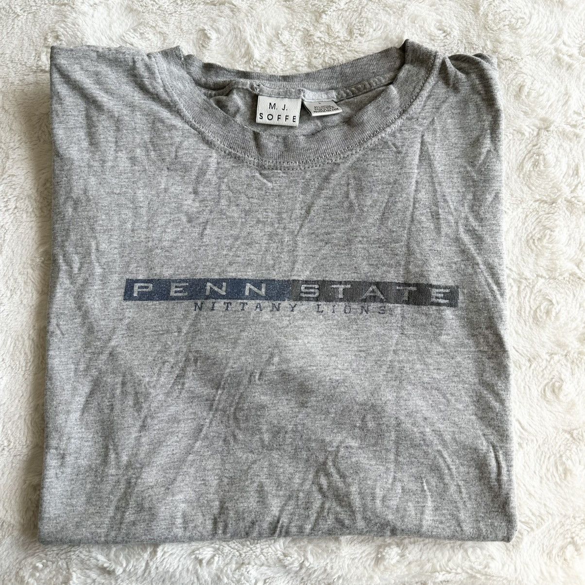 Soffe Vintage Penn State Shirt Tee Mens L Gray Nittany Lions PSU Size US L / EU 52-54 / 3 - 1 Thumbnail