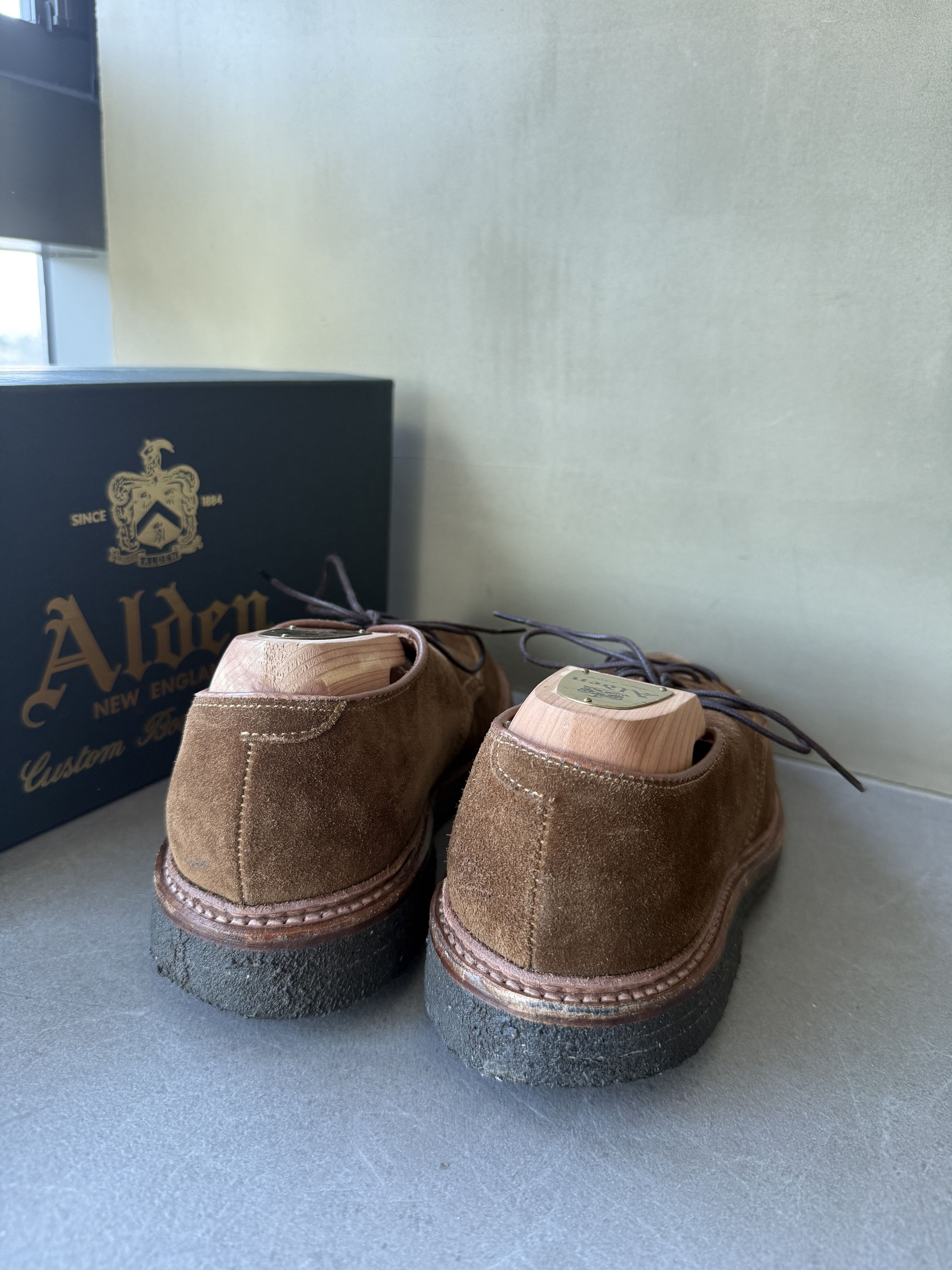 Alden Alden USA MTO Snuff Suede V Top Crepe Sole Shoes Barrie Last Size US 6 / EU 39 - 8 Thumbnail