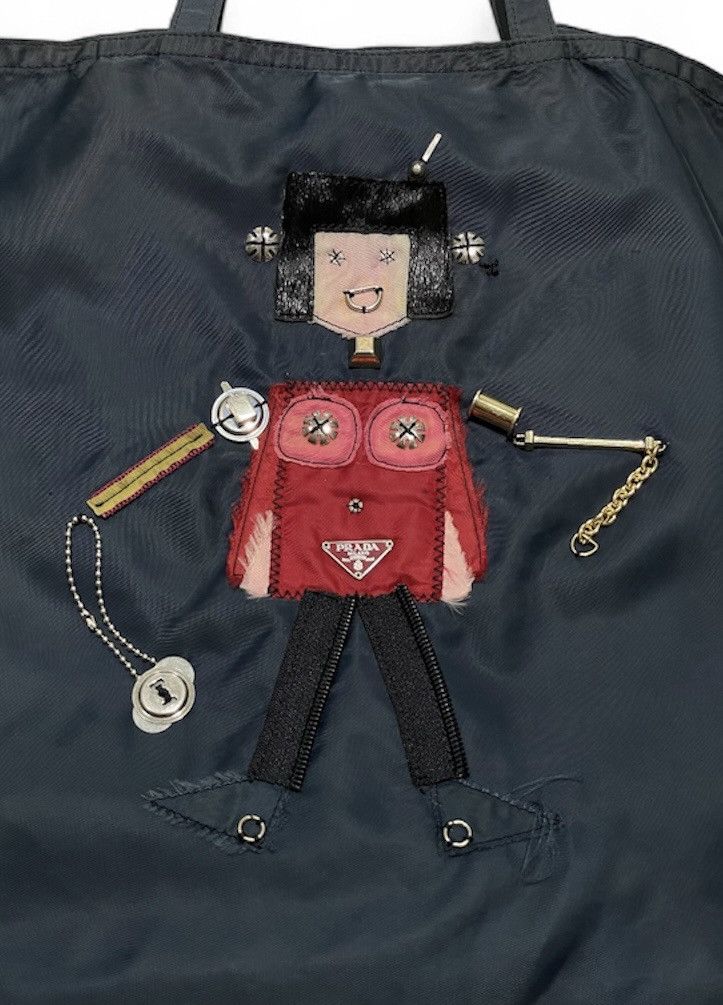 Prada 2005 Prada Robot Tote Bag Size ONE SIZE - 3 Thumbnail