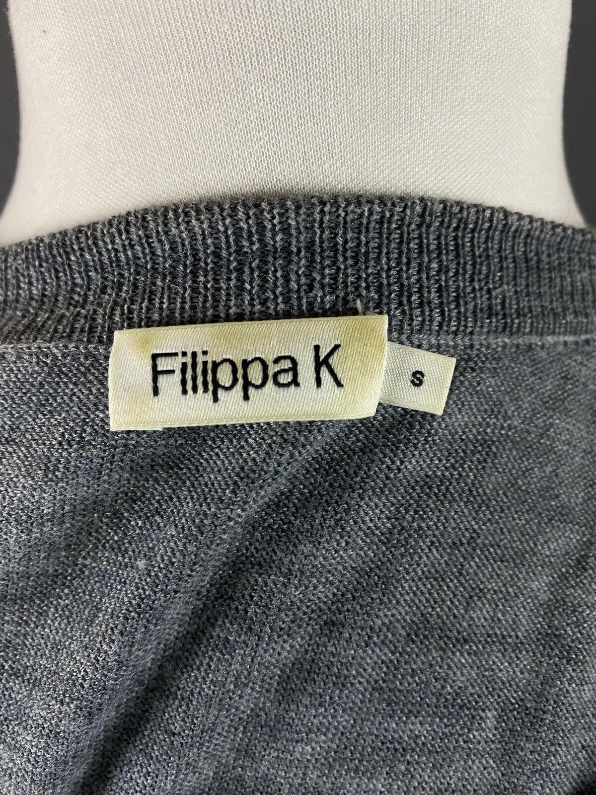 Filippa K Ladies Filippa K Gray Wool V-Neck Sweater Size S Size S / US 4 / IT 40 - 7 Thumbnail