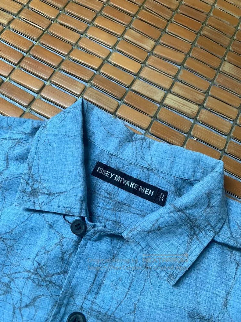 Issey Miyake Issey Miyake Linen blend short-sleeve shirt Size US M / EU 48-50 / 2 - 1 Thumbnail