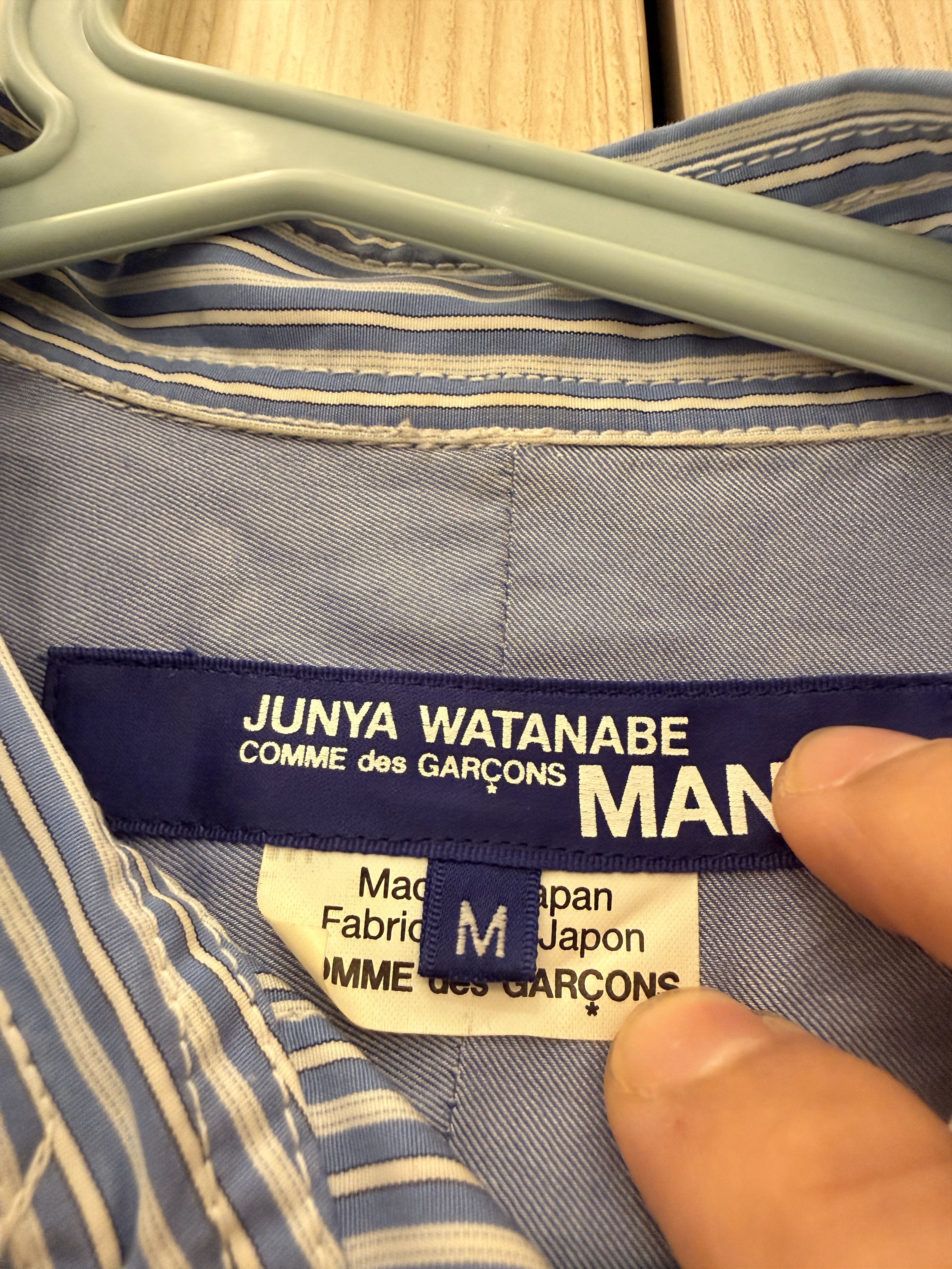 Junya Watanabe Shirt with Back Wool Panel Size US M / EU 48-50 / 2 - 3 Thumbnail