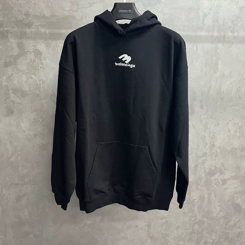 Balenciaga Black Logo Sweatshirt from Balenciaga Size US S / EU 44-46 / 1 - 1 Thumbnail