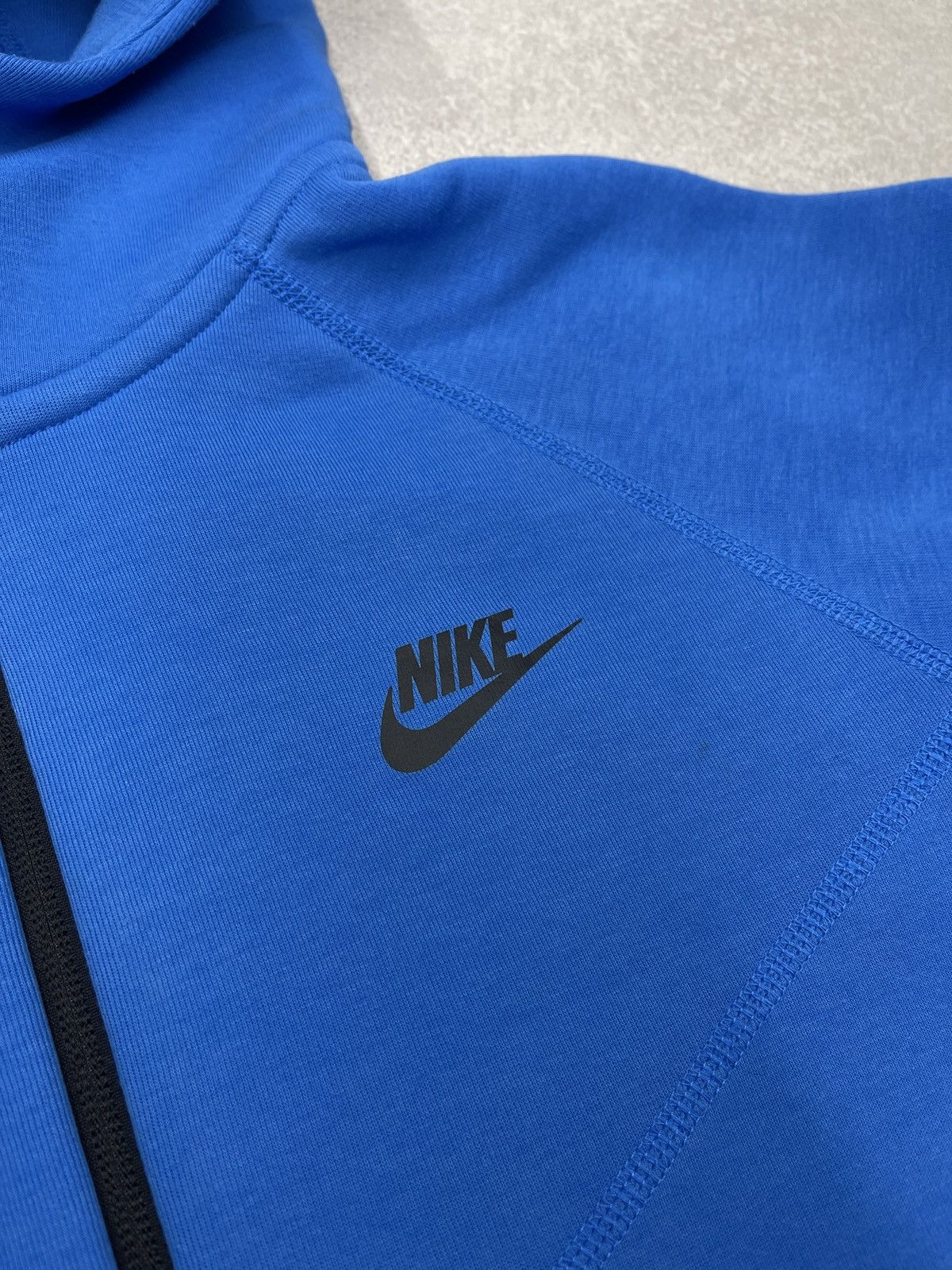Nike Mens Nike Tech Fleece Full Zip Hoodie Blue Y2K ACG TN Size US XS / EU 42 / 0 - 8 Thumbnail