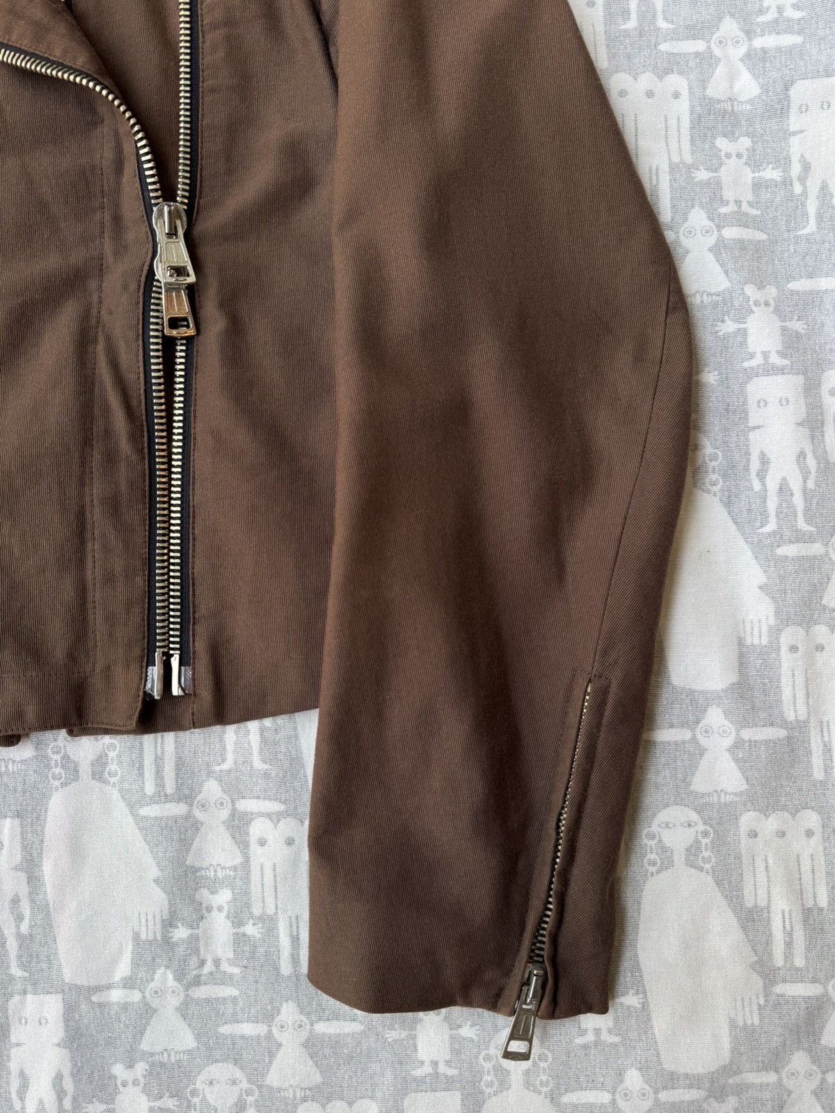 Ann Demeulemeester Ann Demeulemeester SS03 Biker Double Zippers Cotton Jacket Size XS / US 0-2 / IT 36-38 - 5 Thumbnail