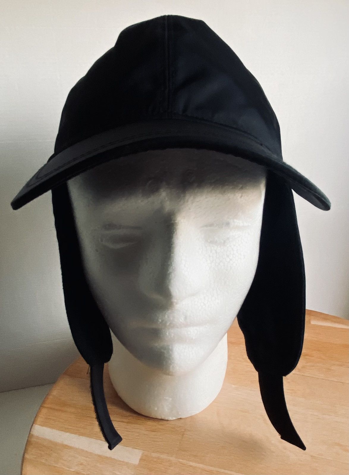 Prada Prada 🇮🇹 black techno logo insulated trapper cap M NWT Size ONE SIZE - 19 Thumbnail