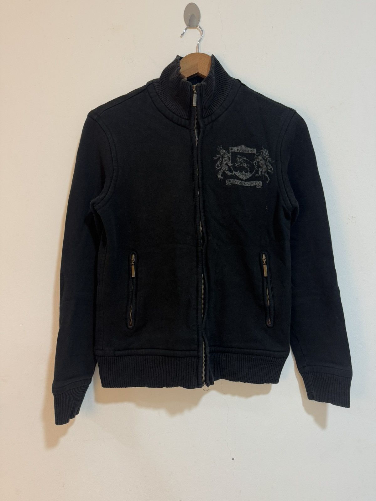 Burberry Vintage Burberry Black Label Cotton Zipper Jacket Size US M / EU 48-50 / 2 - 1 Thumbnail