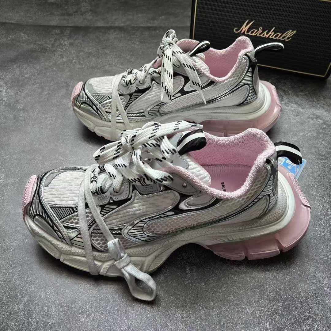 Balenciaga Balenciaga Pink Lowtop Sneakers 39 Men Size US 6.5 / EU 39-40 - 1 Thumbnail