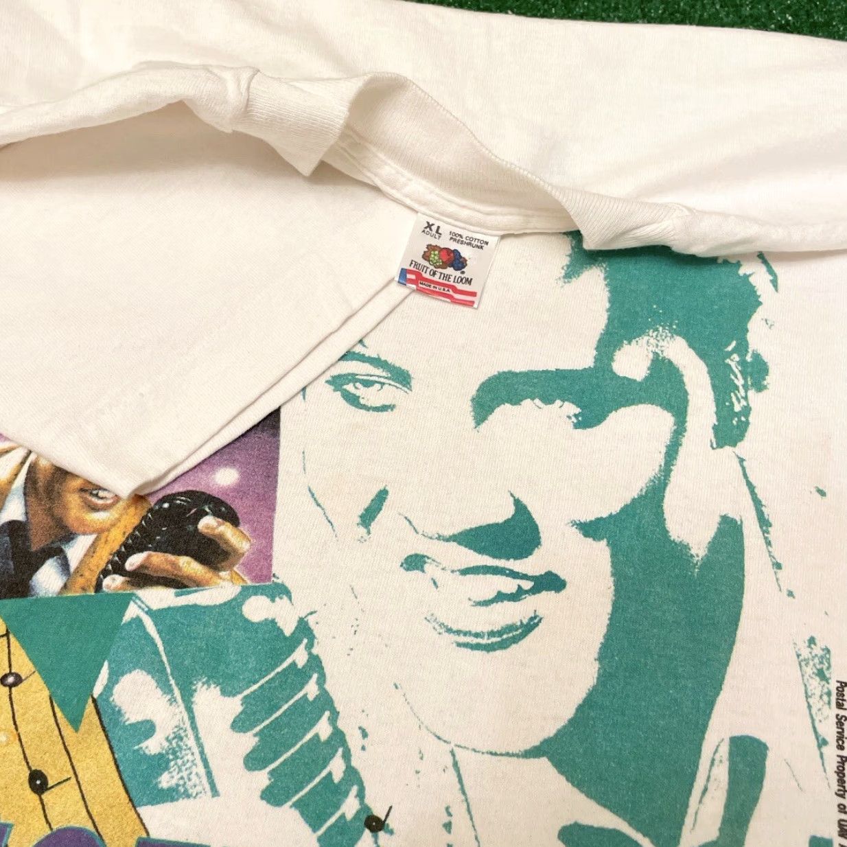 Vintage VINTAGE Elvis Presley The Legend Lives On 90s Shirt Mens XL White 1992 T-Shirt Men Size US XL / EU 56 / 4 - 2 Thumbnail