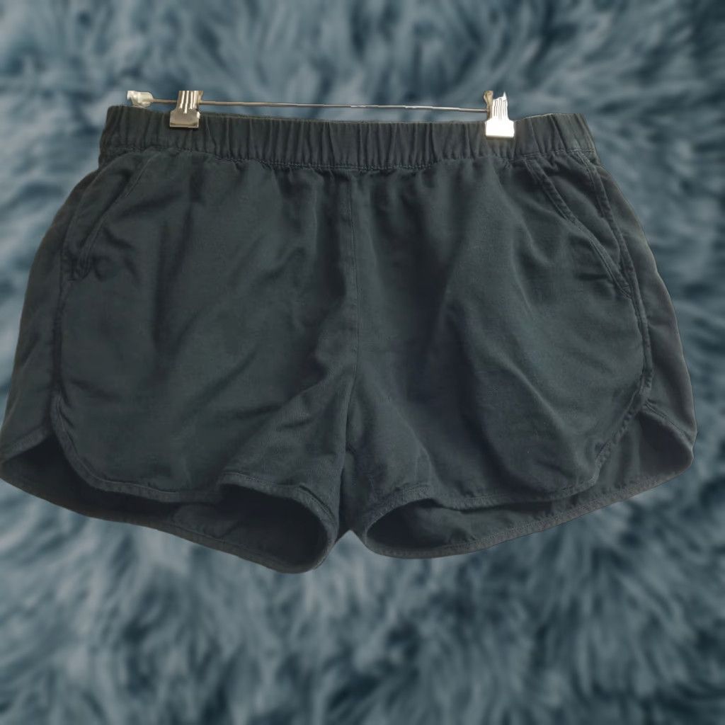 Madewell Madewell Shorts Women's M Black Inseam Pockets Stretch Elastic Waist Classic Size 32" / US 10 / IT 46 - 1 Thumbnail