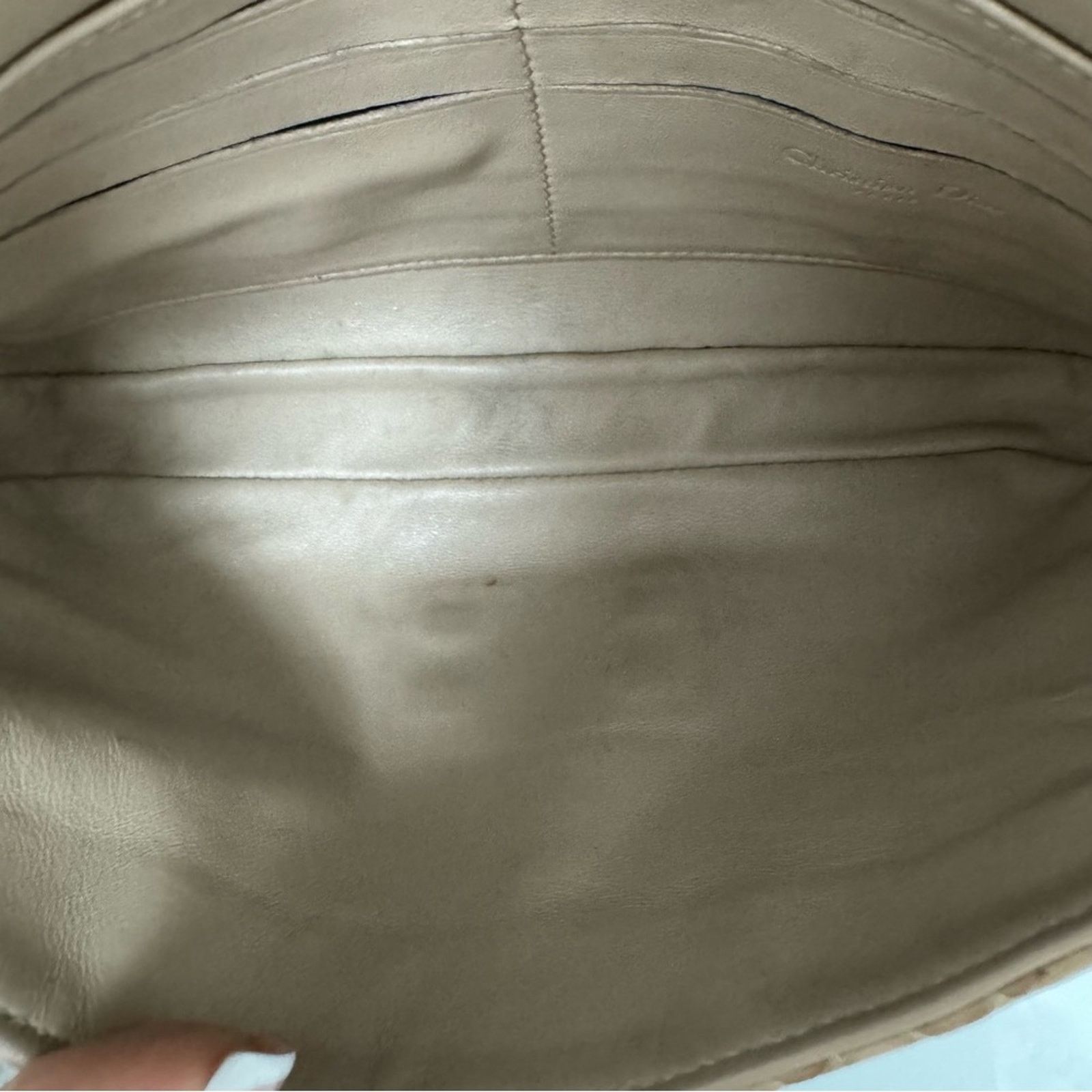 Dior Dior Nude Snakeskin New Lock Pouch Chain Clutch, Authentic Size ONE SIZE - 14 Thumbnail