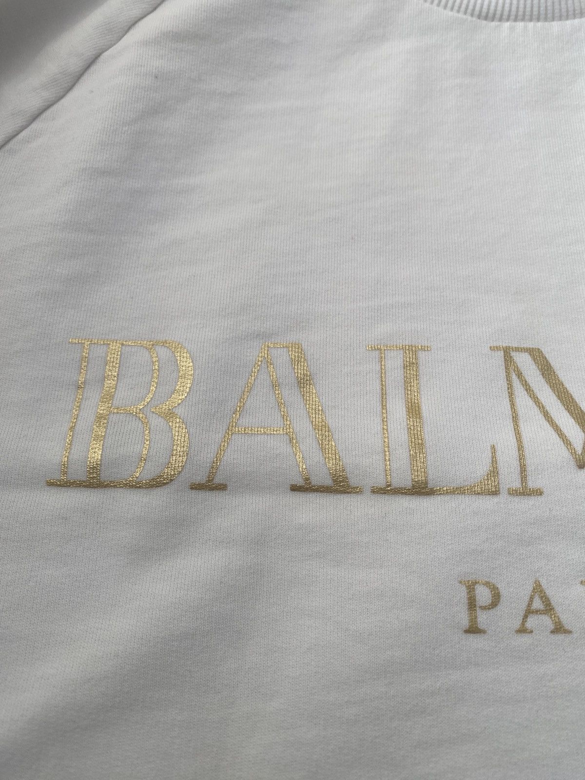 Balmain Luxury women balmain big gold logo crawneck Size S / US 4 / IT 40 - 5 Thumbnail