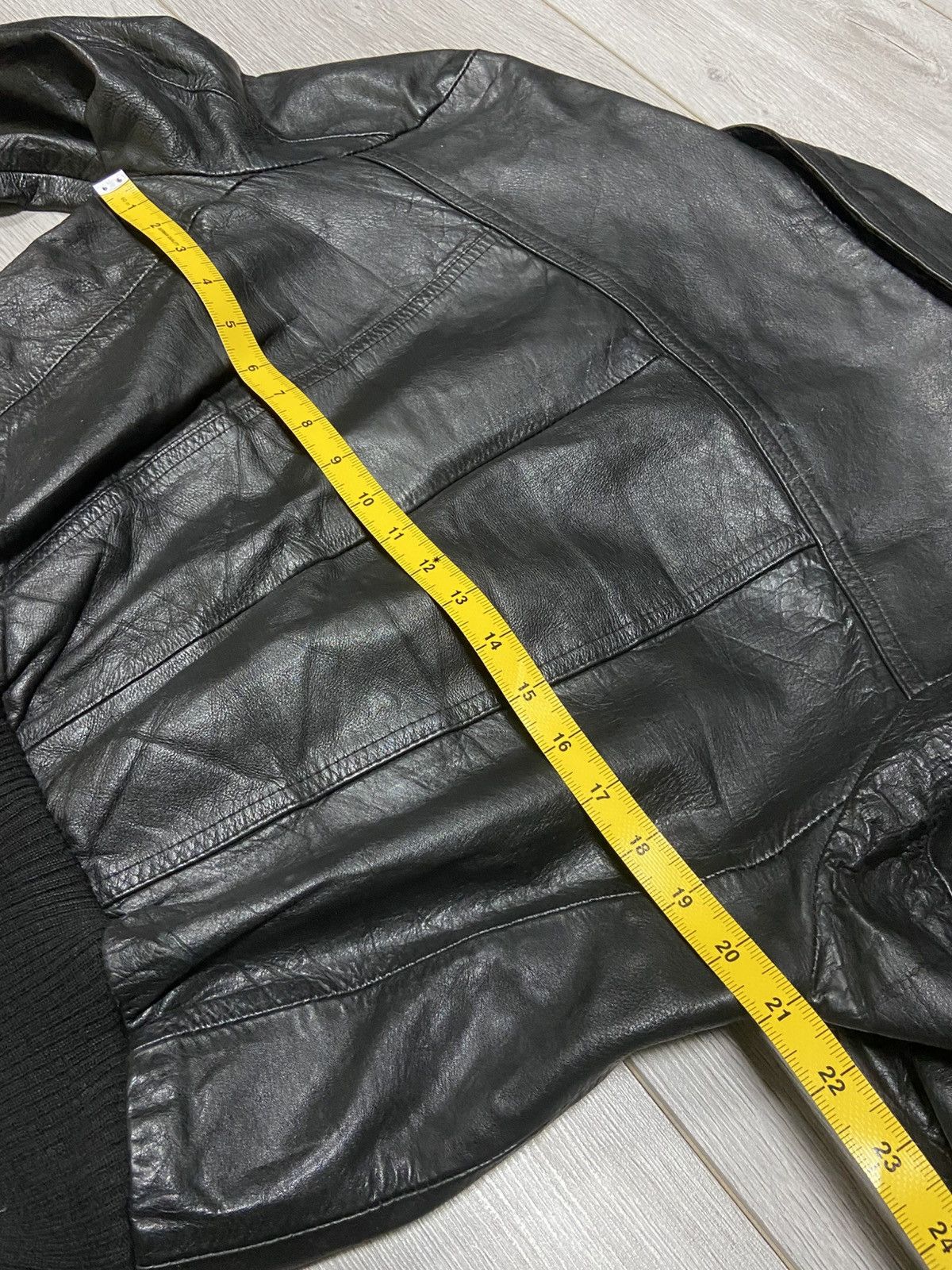 Genuine Leather Leather bomber jacket vintage zip Size US S / EU 44-46 / 1 - 18 Thumbnail