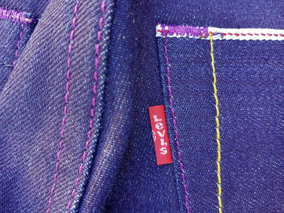 Fragment Design × Levi's × Vintage LEVI’S FENOM x FRAGMENT DESIGN PURPLE DISCO SELVEDGE DENIM Size US 30 / EU 46 - 5 Thumbnail