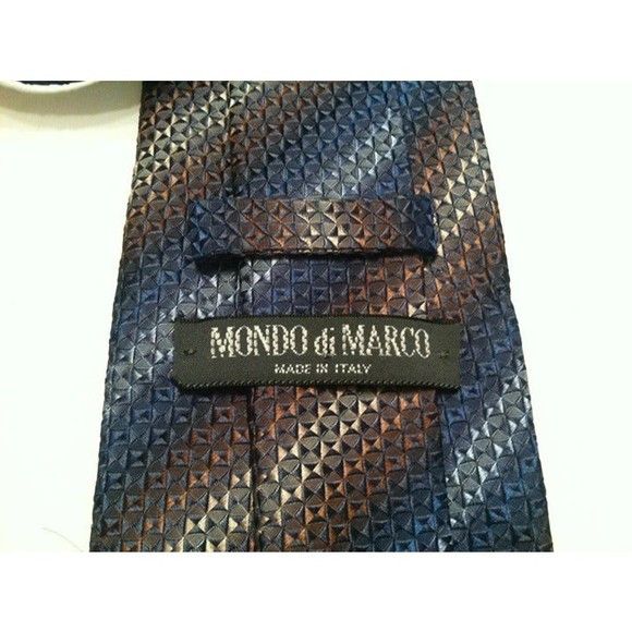 Other MONDO DI MARCO MEN'S NEW 100%SILK TIE WIDTH:3 5/8" Size ONE SIZE - 6 Thumbnail