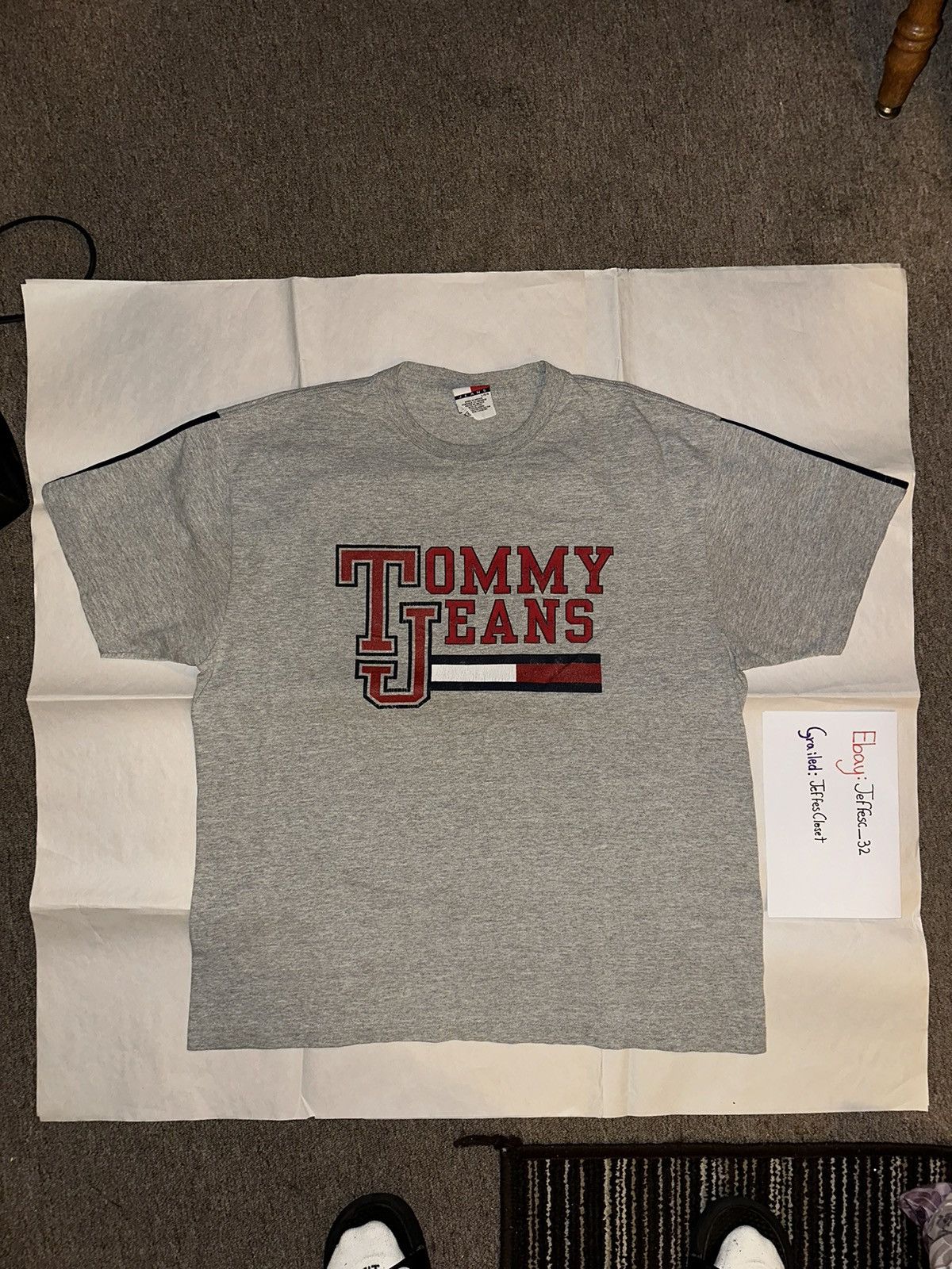 Tommy Hilfiger Vintage Tommy Jeans Tee Size Large Size US L / EU 52-54 / 3 - 1 Thumbnail