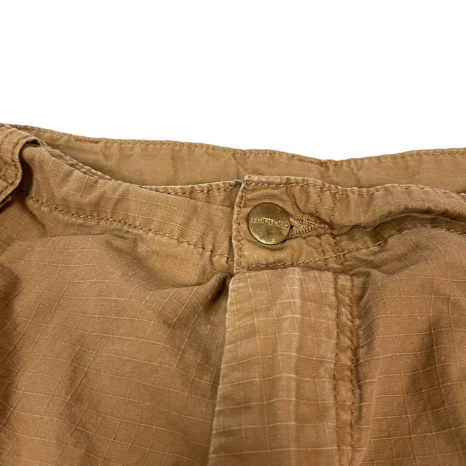 Carhartt Carhartt Men's brown Cotton High-Rise Cargo Bermuda Short 34 Size US 34 / EU 50 - 3 Thumbnail