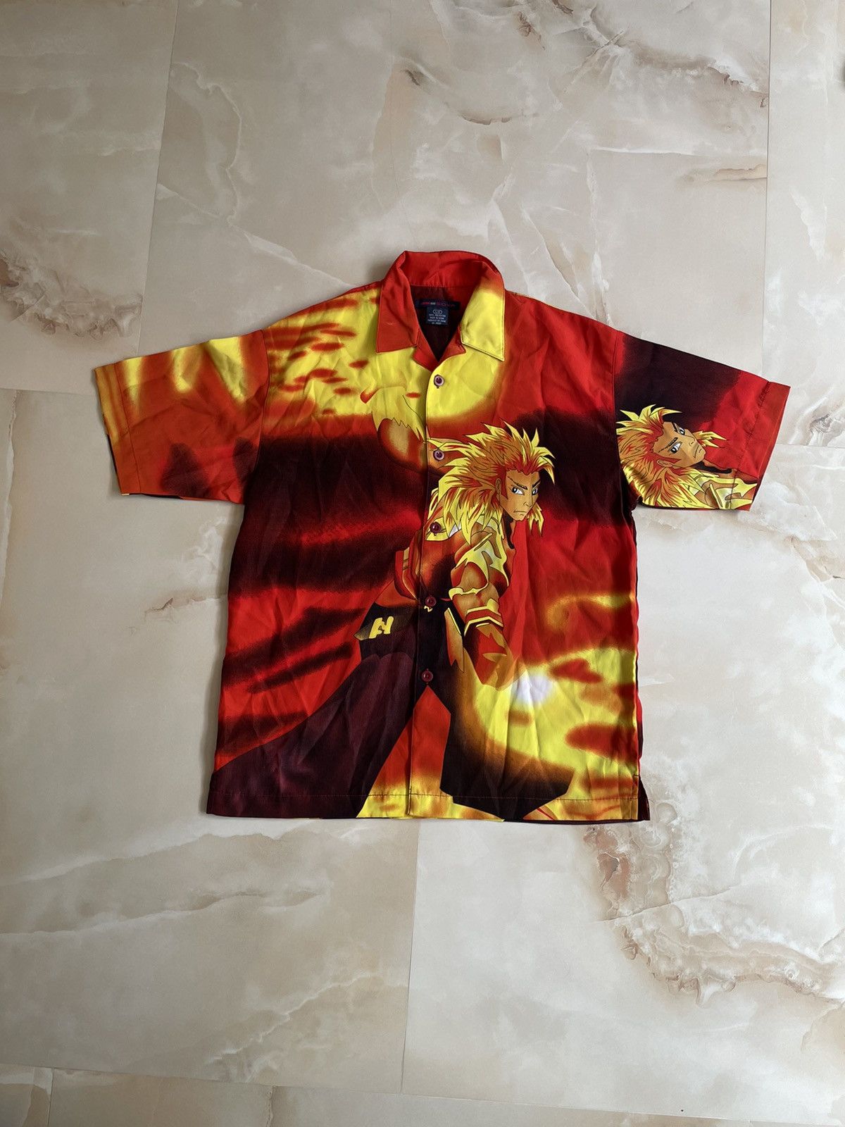 Anime Anime flame 3d print shirt Size US M / EU 48-50 / 2 - 1 Thumbnail