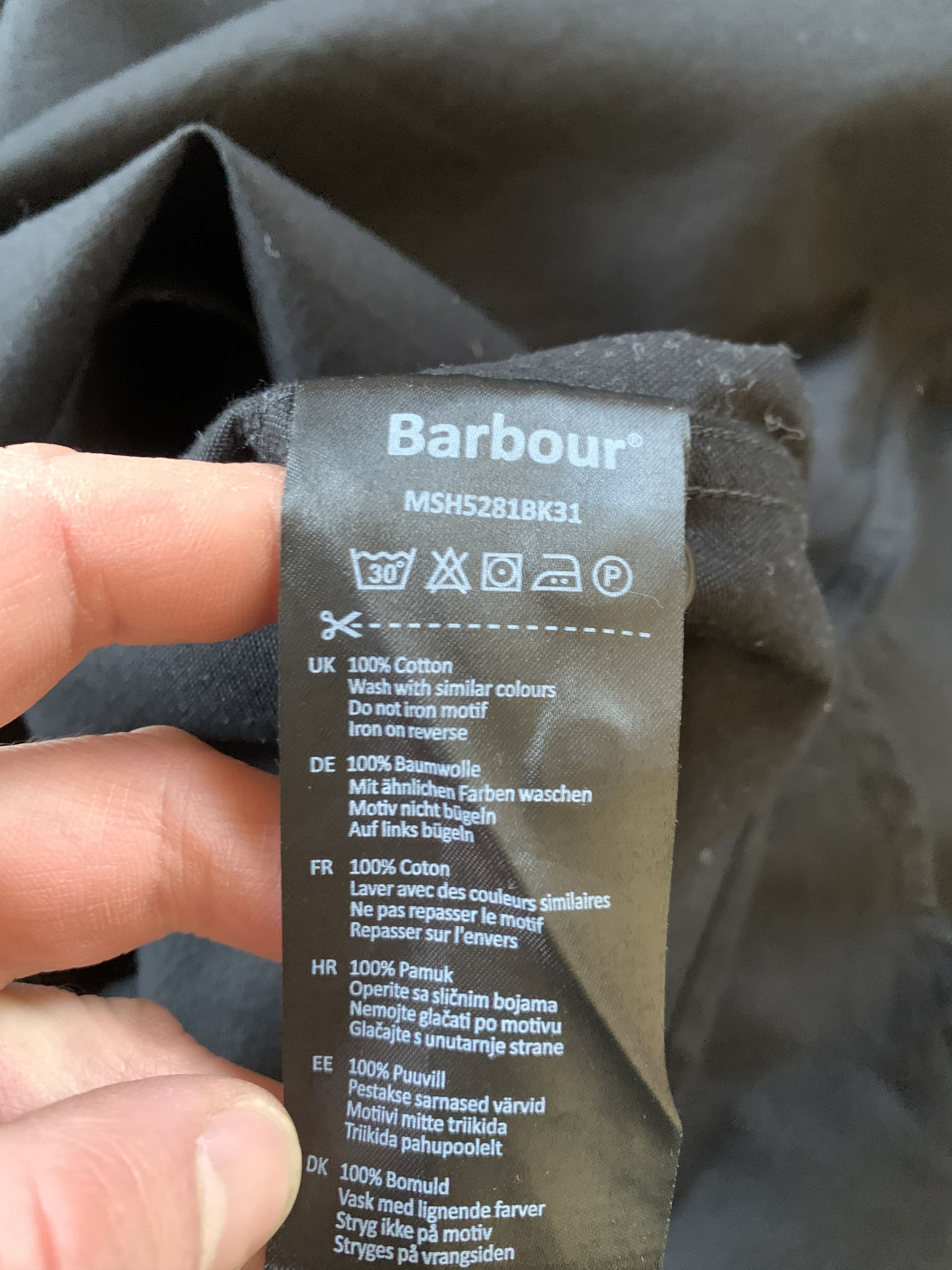 Barbour Barbour International Cotton Heavy Shirt Size US L / EU 52-54 / 3 - 8 Thumbnail