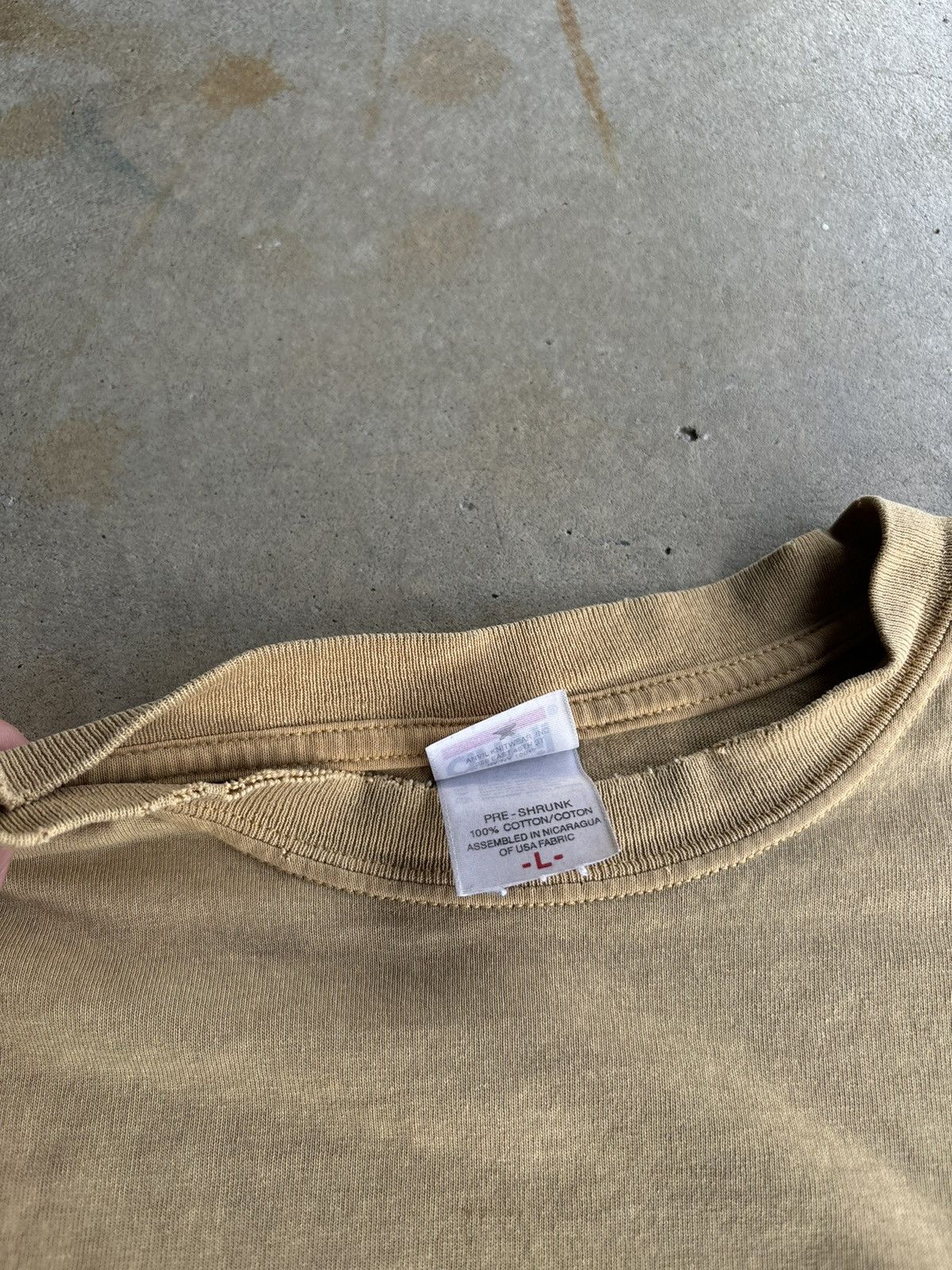 Vacation × Vintage Crazy Maui 90s Faded Mustard Yellow Boxy Vacation Tee Size US L / EU 52-54 / 3 - 5 Thumbnail