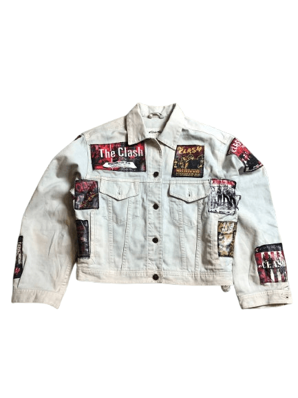 Eddie Bauer Vintage Eddie Bauer Y2K Print Denim Jacket Size M Size M / US 6-8 / IT 42-44 - 1 Thumbnail