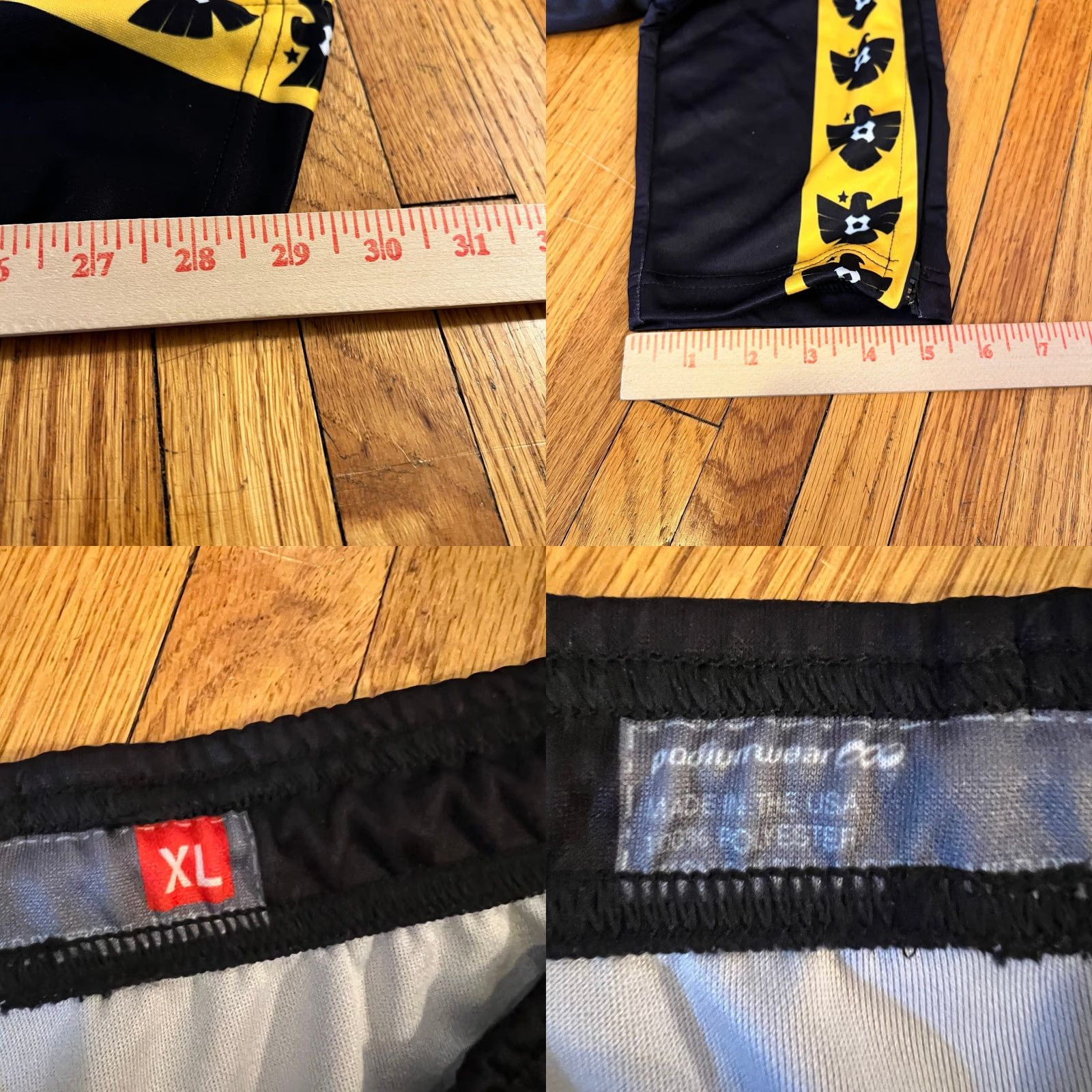 Vintage Podium Wear Pants Adult XL Black Track Mens Saint Paul Blackhawks Soccer Size US 36 / EU 52 - 8 Thumbnail
