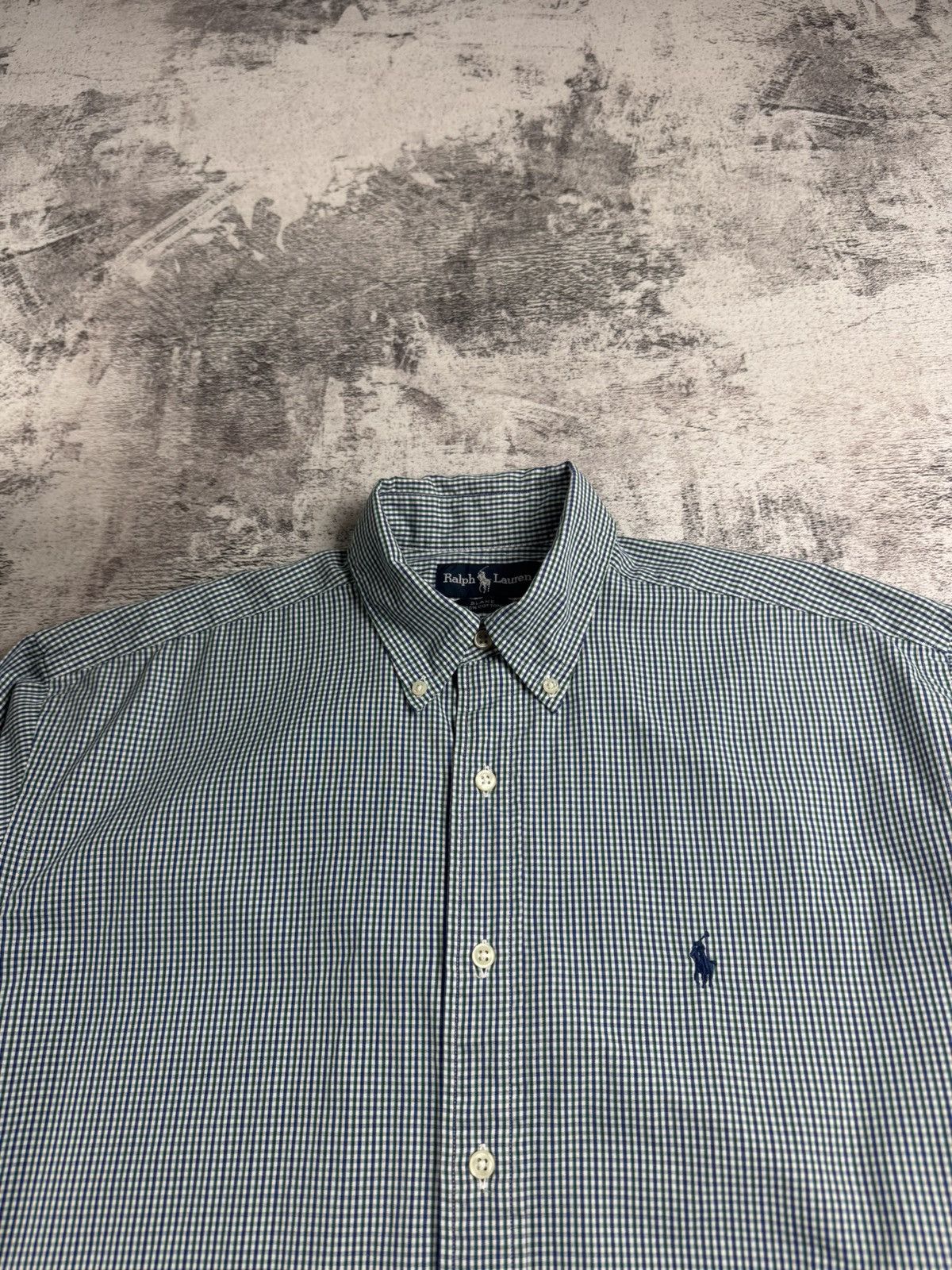 Polo Ralph Lauren Polo Ralph Lauren Blake Medium Size Button Checked Collar LongSleeve Shirt Size US M / EU 48-50 / 2 - 6 Thumbnail