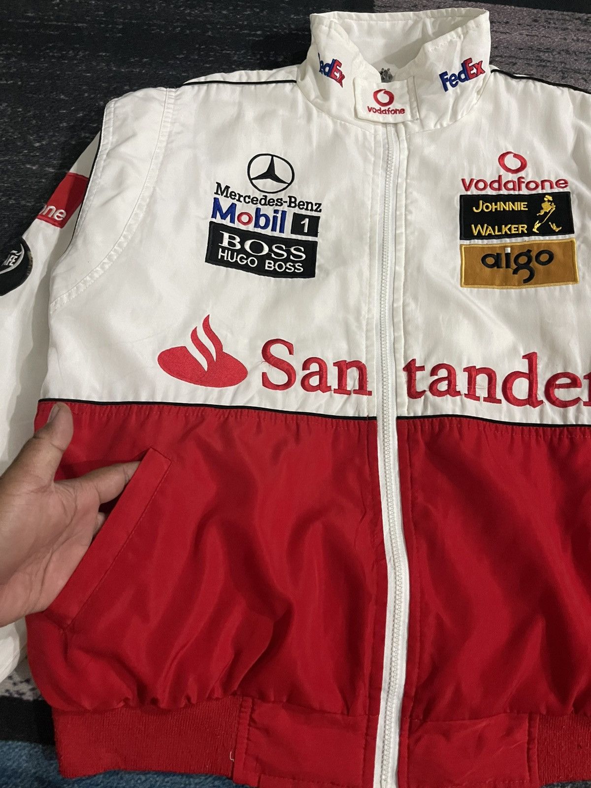 Mercedes-Benz Vintage Mercedez Benz Mc Laren Vodafone Racing Jacket Size US XL / EU 56 / 4 - 6 Thumbnail