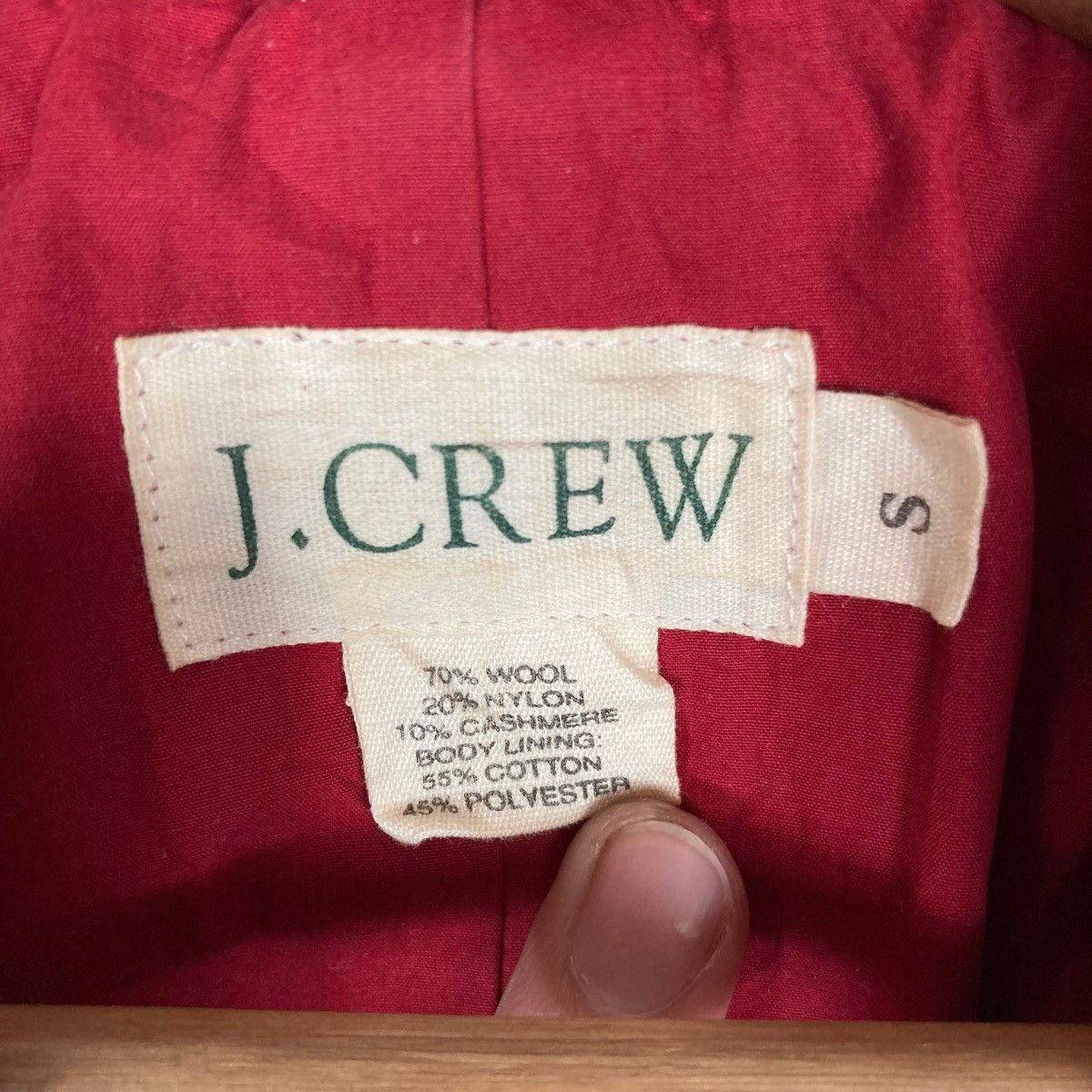 J.Crew Vintage J. Crew Flat Button Coat Jacket Size US S / EU 44-46 / 1 - 5 Thumbnail