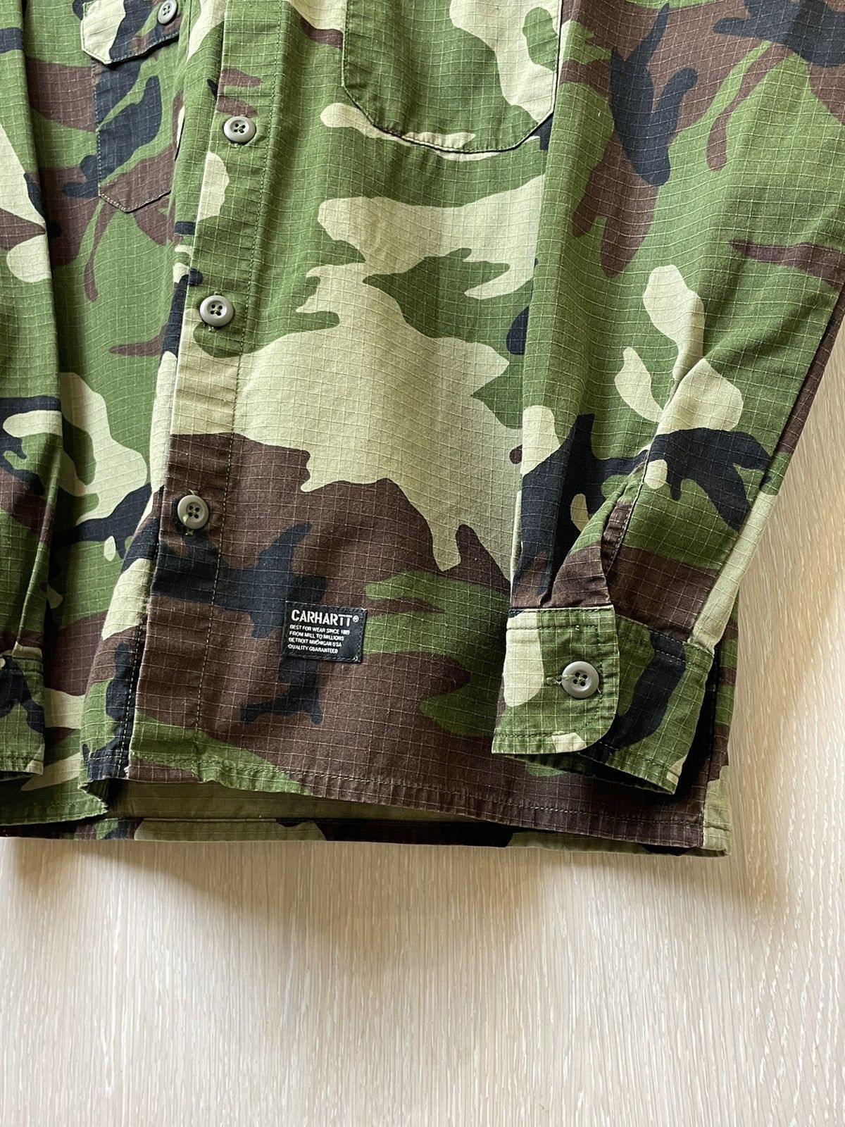 Carhartt Wip Carhartt Wip Mission Camo Shirt Size US S / EU 44-46 / 1 - 3 Thumbnail