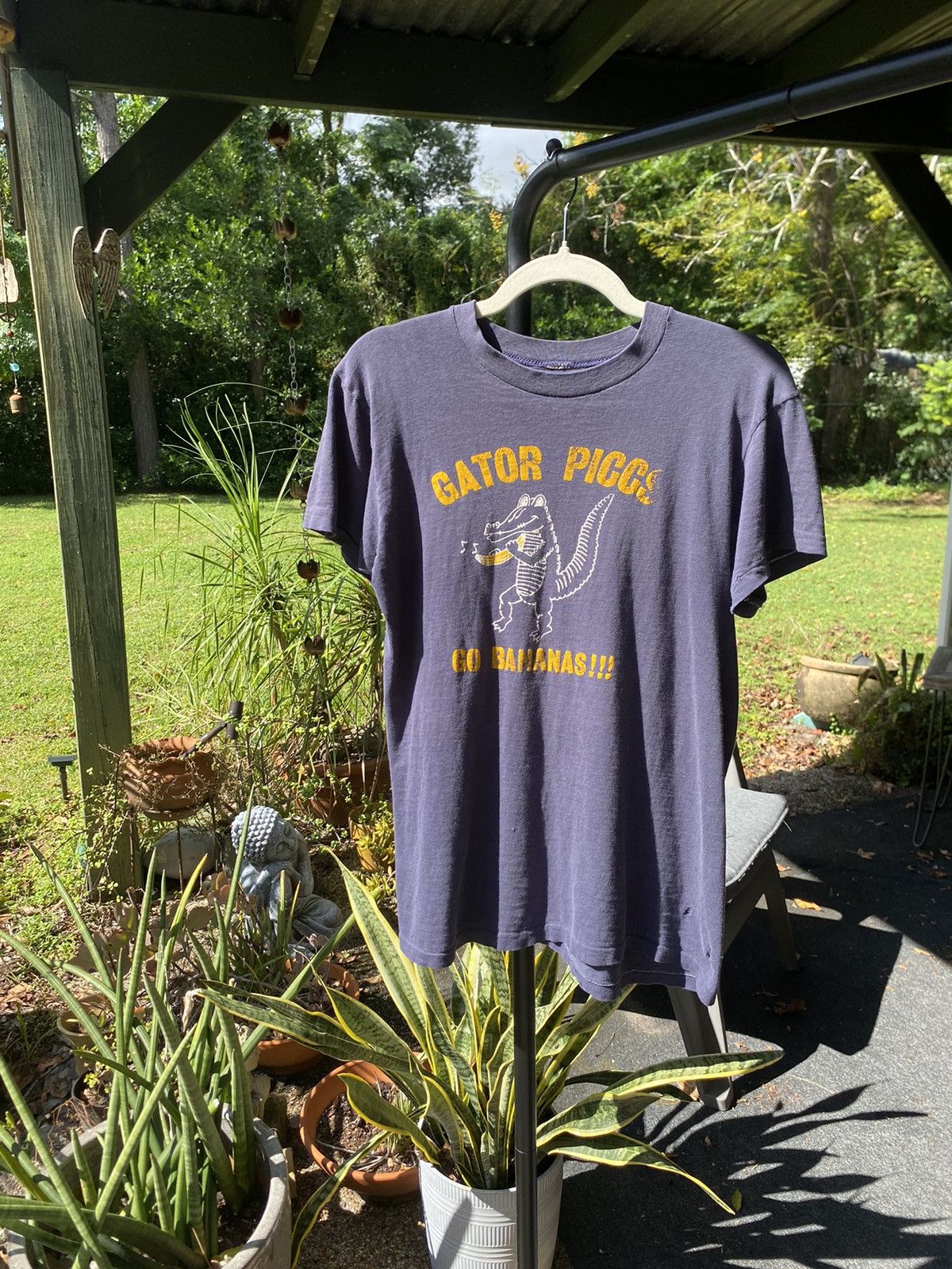 Other True Vintage 80’s Single Stitch Navy Gator Graphic Tee Small Size US S / EU 44-46 / 1 - 2 Thumbnail