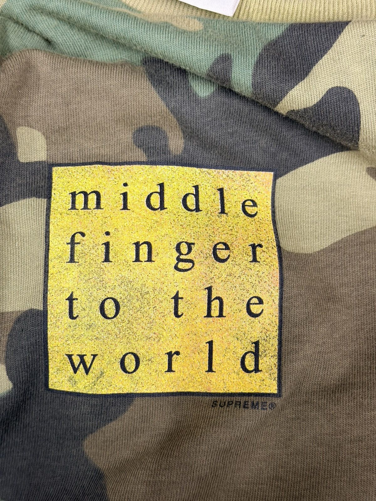 Supreme Supreme Middle Finger T-Shirt Size US L / EU 52-54 / 3 - 3 Thumbnail