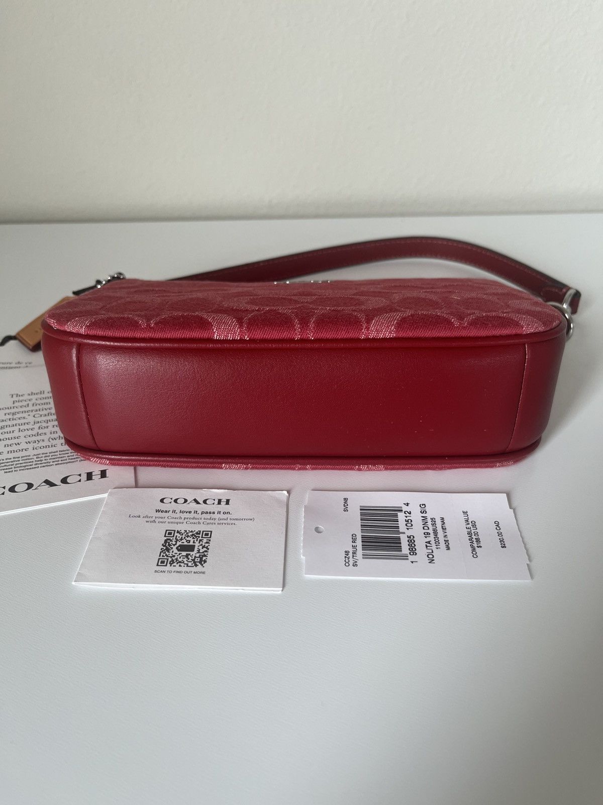 Coach Coach Nolita 19 In Signature Denim Size ONE SIZE - 5 Thumbnail