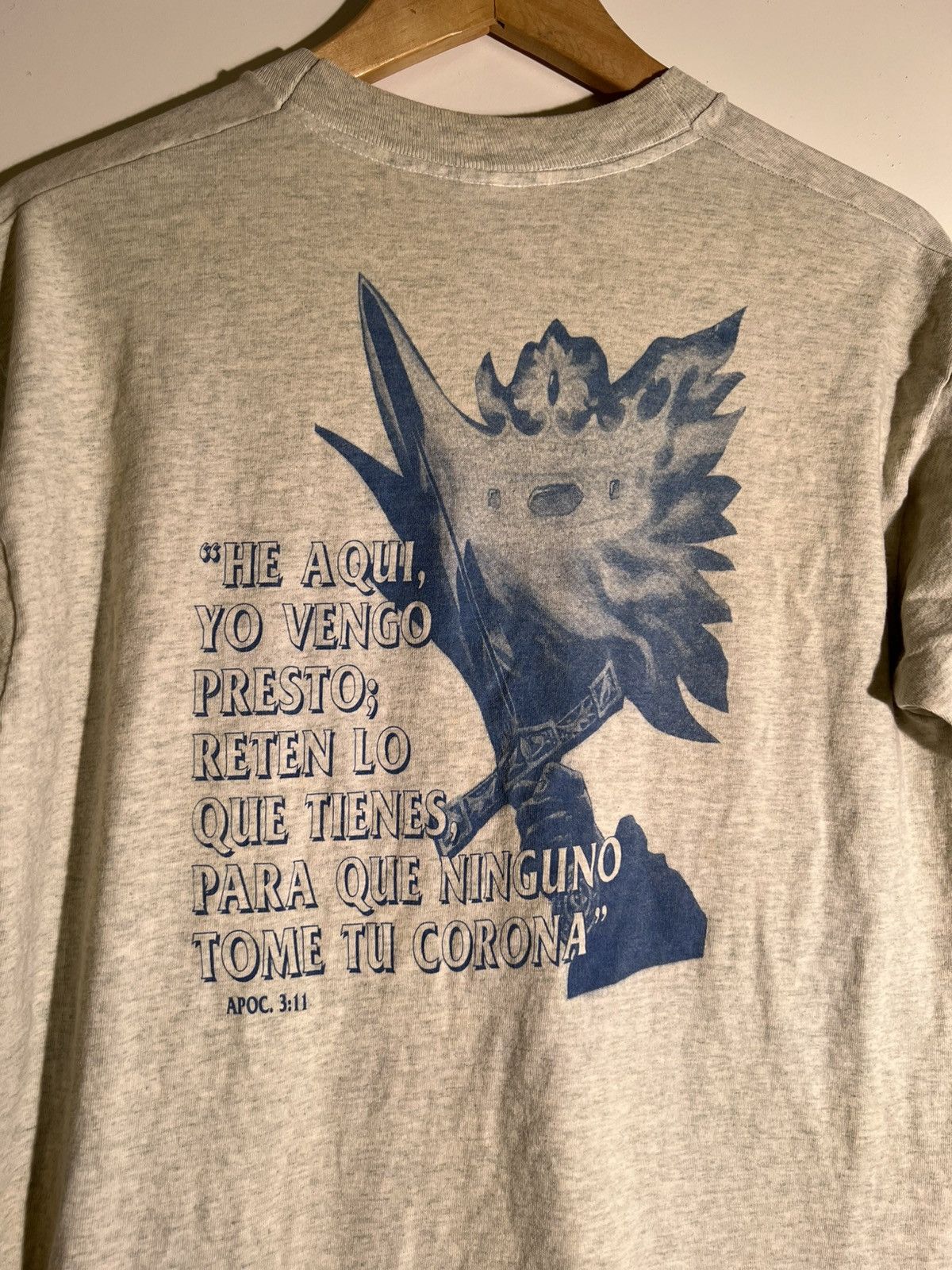 Vintage 90’s 2000’s Y2K VTG Vintage Spanish Church Jesus Christ Tee Size US L / EU 52-54 / 3 - 3 Thumbnail