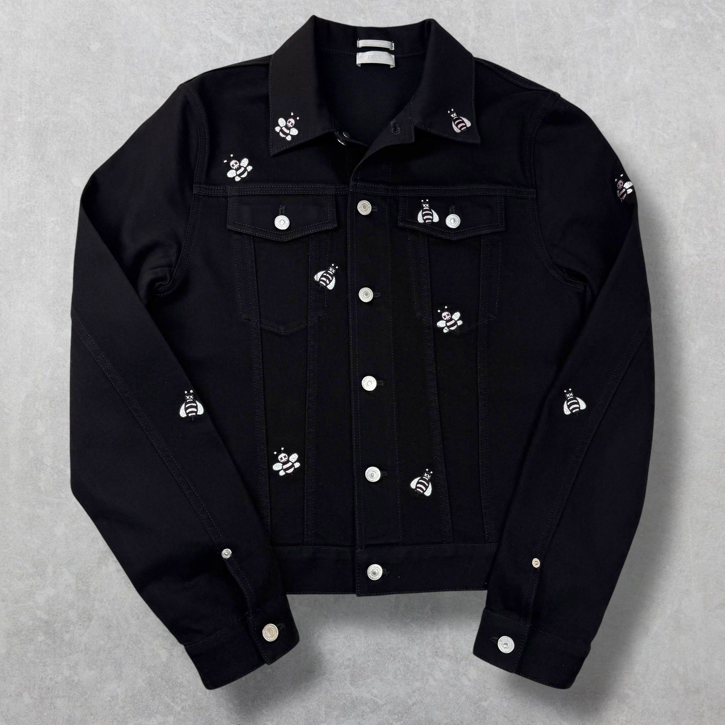 Dior Dior Kaws Bee Denim Trucker Jacket 48 (S) Size US S / EU 44-46 / 1 - 1 Thumbnail
