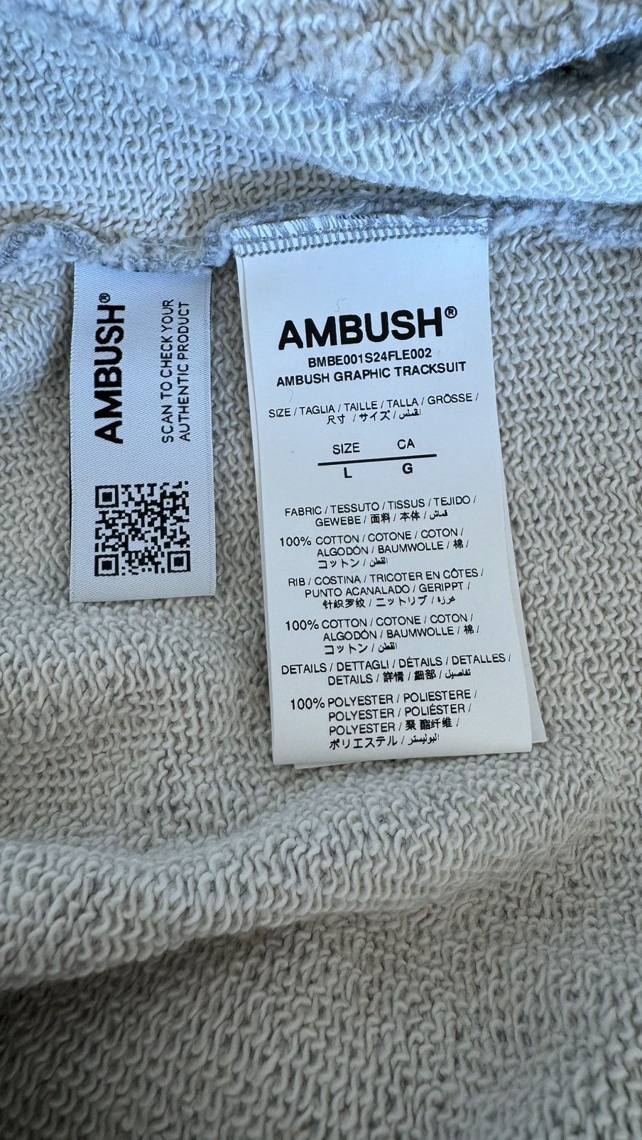 Ambush Design Ambush sweatshirt new with tags L XL grey Size US L / EU 52-54 / 3 - 13 Thumbnail