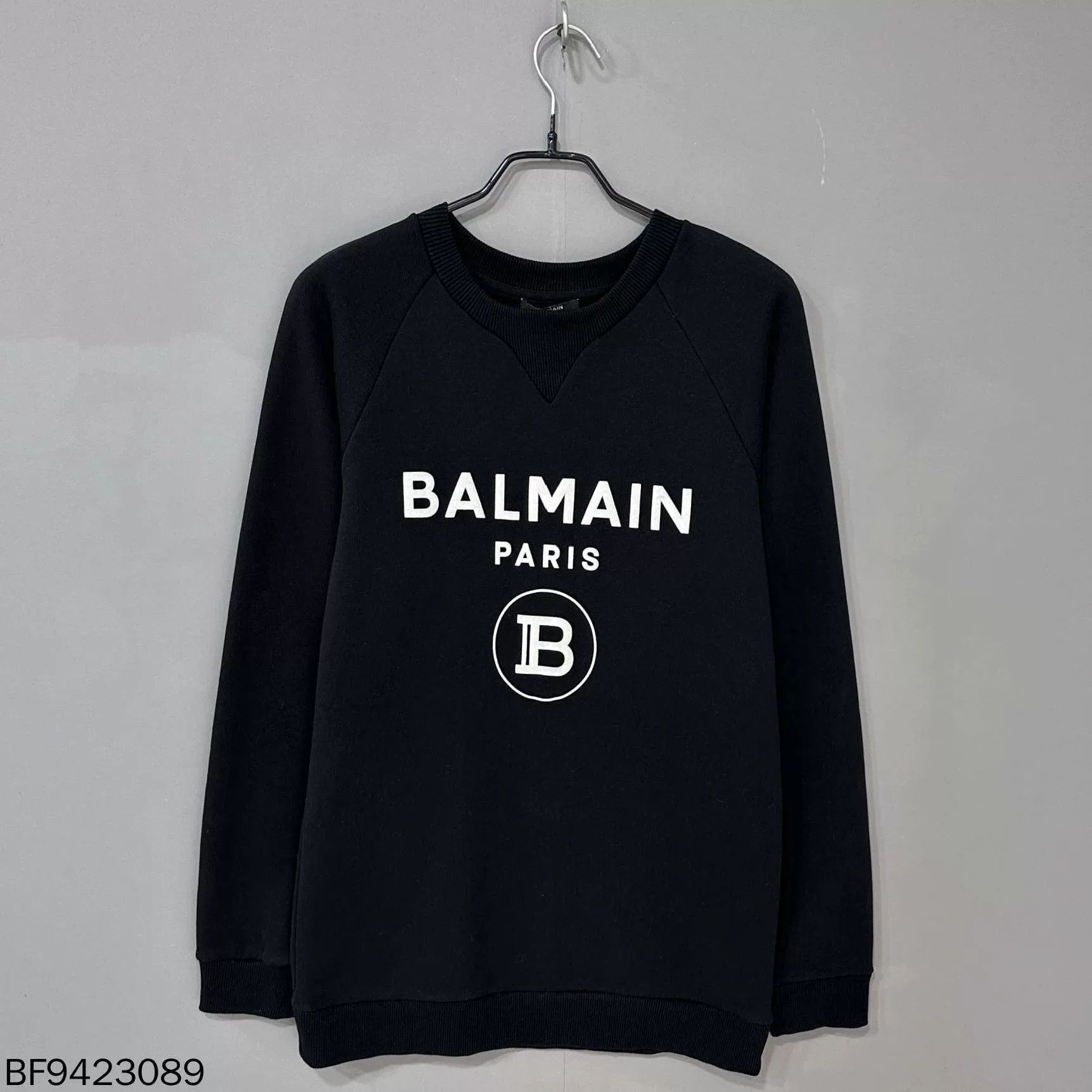 Balmain Balmain Flocked Print Logo Sweatshirt Size XS / US 0-2 / IT 36-38 - 1 Thumbnail