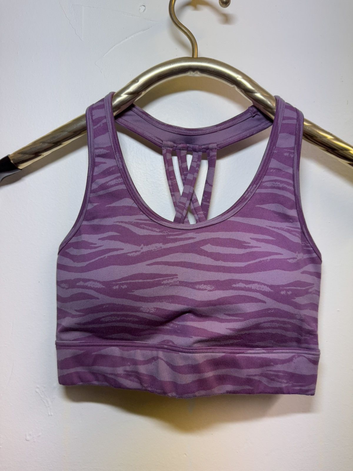 Other BOMBSHELL SPORTSWEAR PURPLE TIGER SPORTS BRA SMALL LIKE NEW Size S / US 4 / IT 40 - 1 Thumbnail