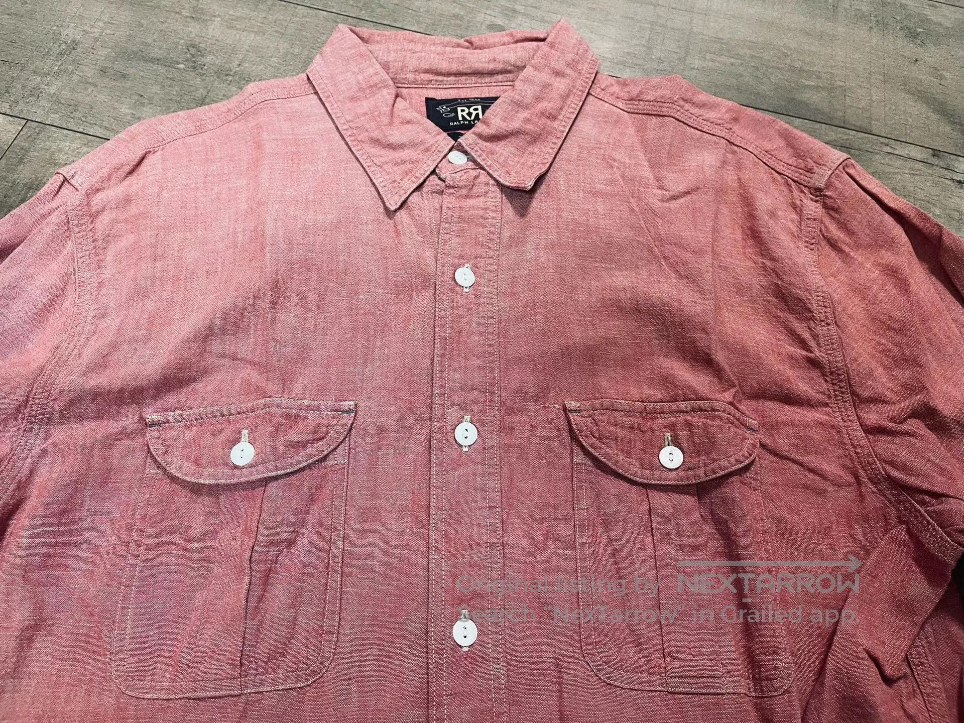 RRL Ralph Lauren RRL Distressed Work Shirt Jacket. Size US L / EU 52-54 / 3 - 1 Thumbnail