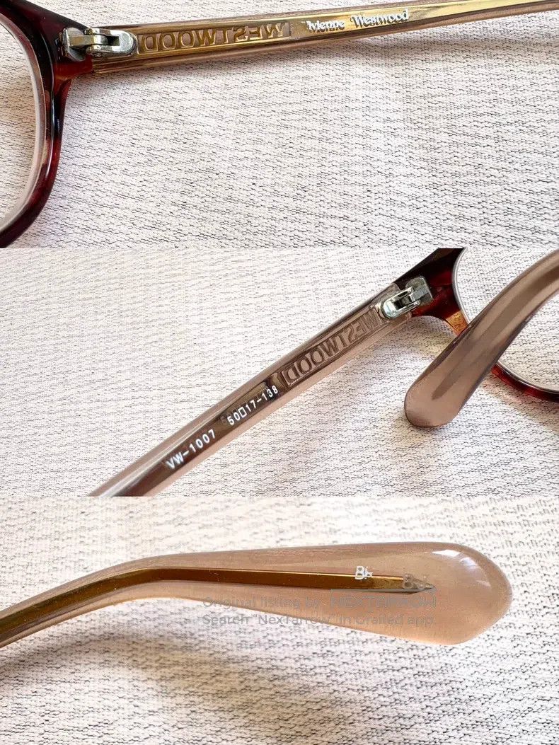 Vivienne Westwood Vivienne Westwood Y2K Saturn Tortoise Bookworm Vintage Gla Size ONE SIZE - 7 Thumbnail
