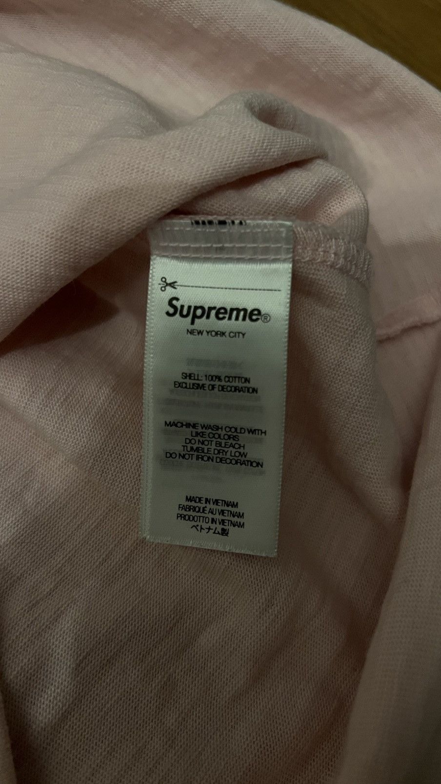 Supreme Pink Supreme Pocket Tee 🌸 Size US S / EU 44-46 / 1 - 3 Thumbnail