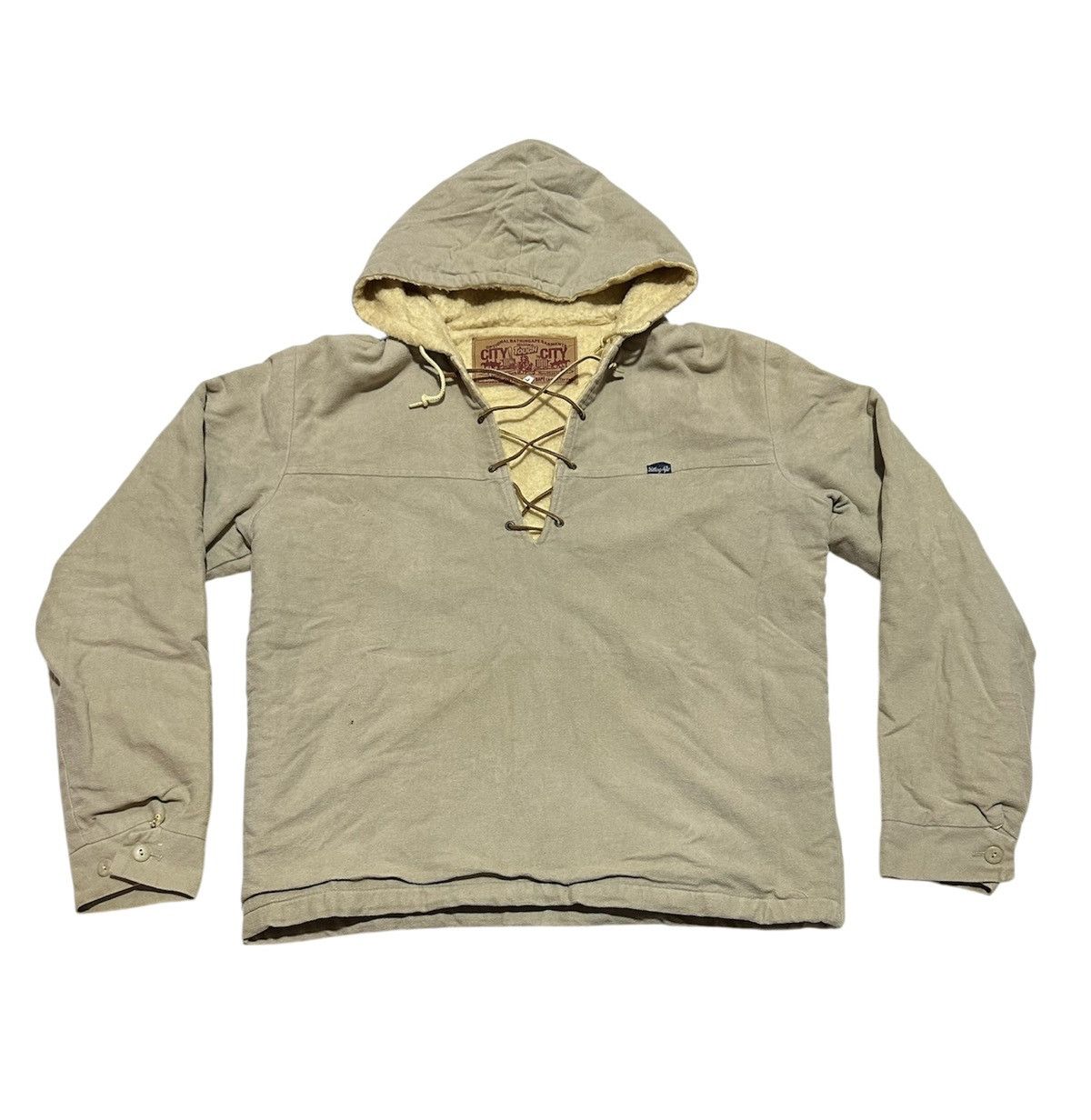 Bape A Bathing ape Pull over jacket sherpa lining Size US L / EU 52-54 / 3 - 1 Thumbnail